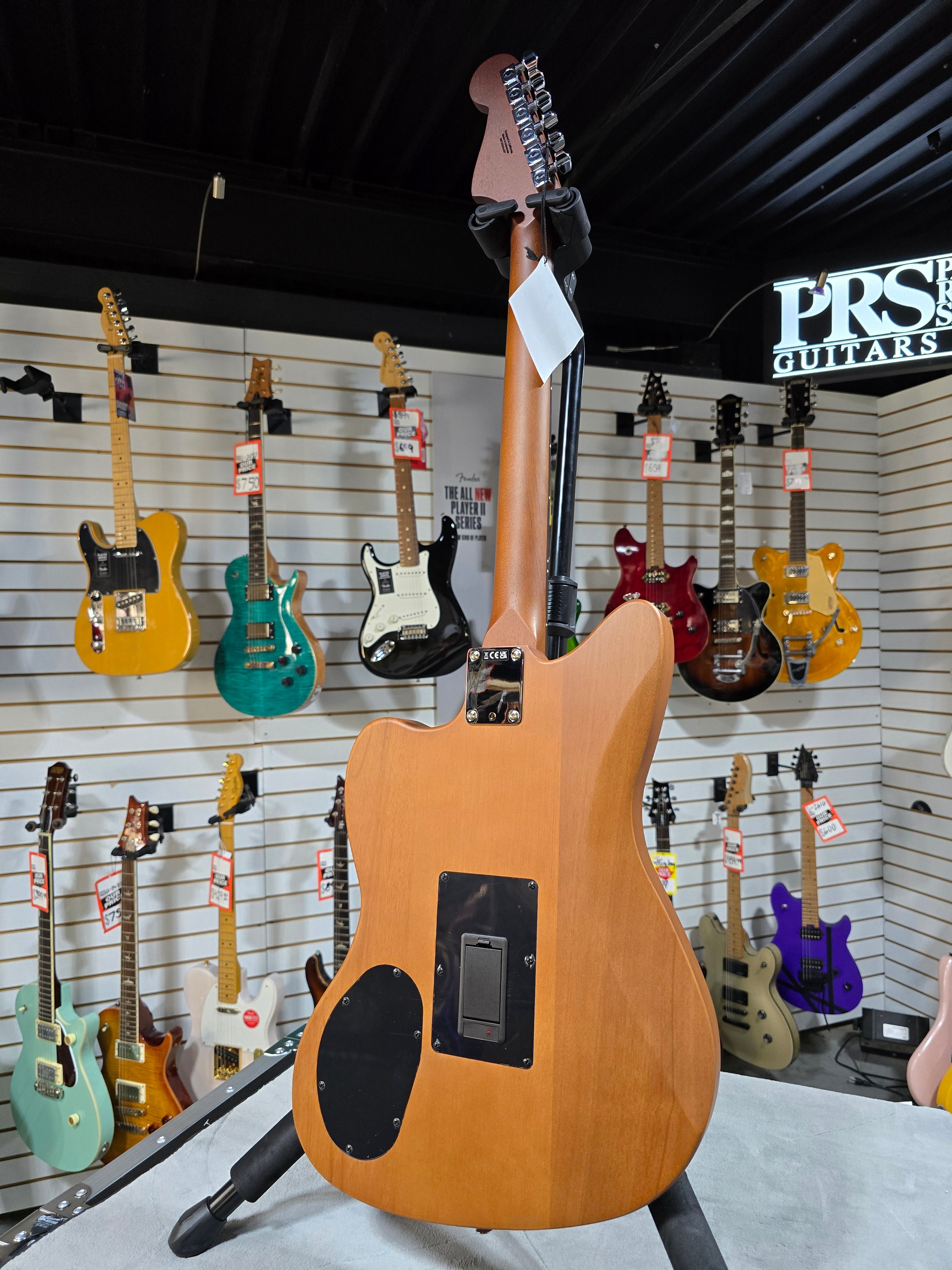 Fender Acoustasonic Standard Jazzmaster - Aged Natural W/ FREE Shipping & PLEK*D #467