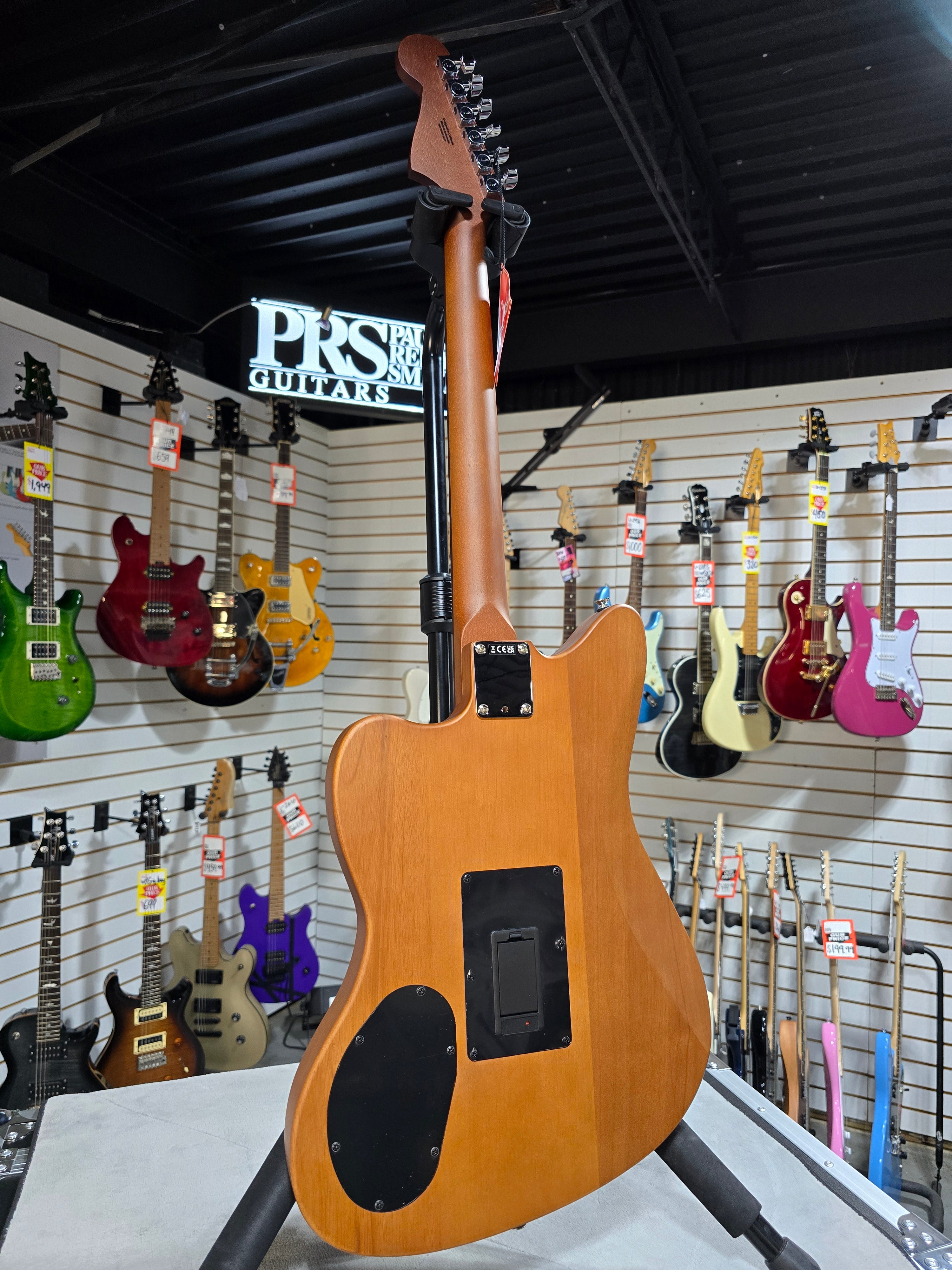 Fender Acoustasonic Standard Jazzmaster - Aged Natural W/ FREE Shipping & PLEK*D #467
