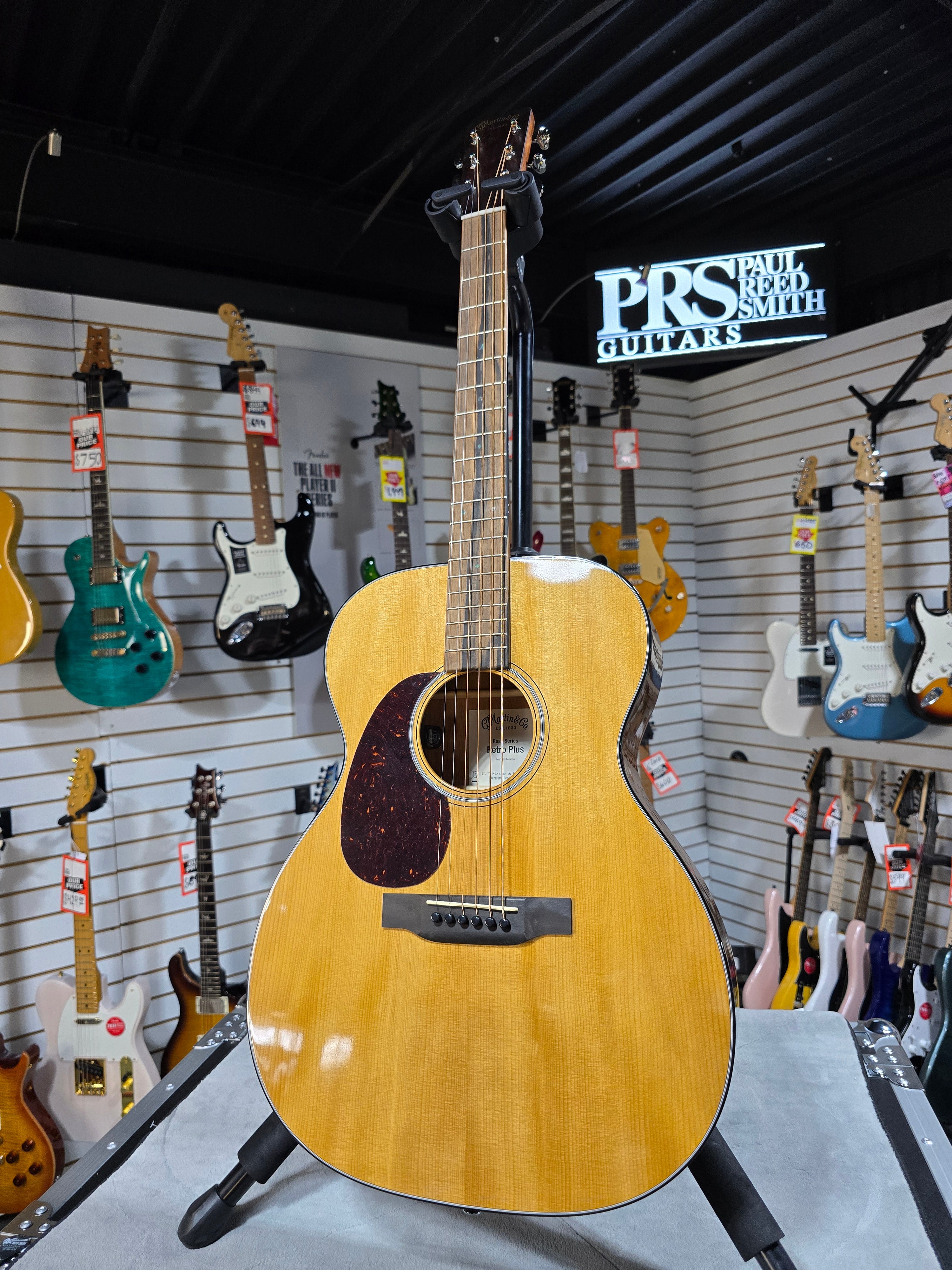 Martin 000E Retro Plus Mahogany Left Handed Road Series Acoustic-electric Guitar - Natural Aging Toner w/ OHSC & PLEK*D #649