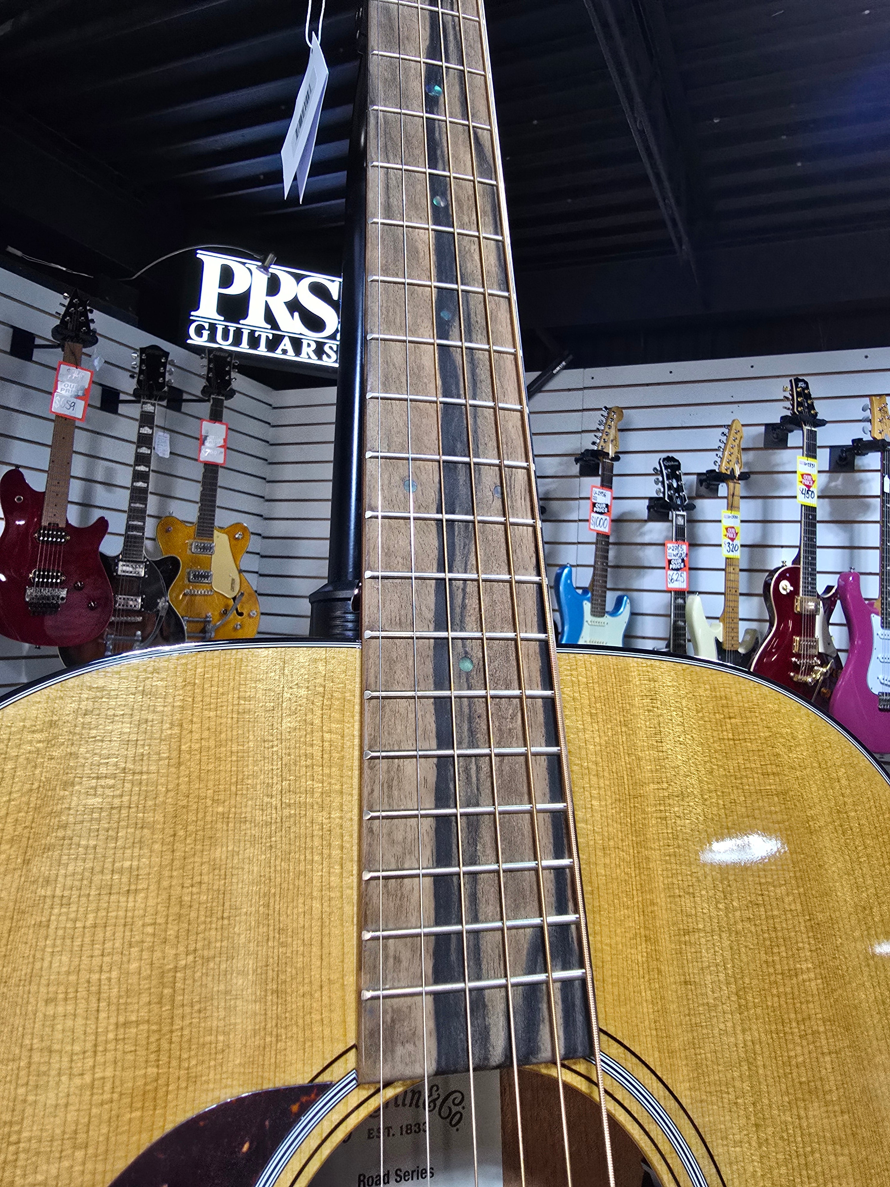 Martin 000E Retro Plus Mahogany Left Handed Road Series Acoustic-electric Guitar - Natural Aging Toner w/ OHSC & PLEK*D #649