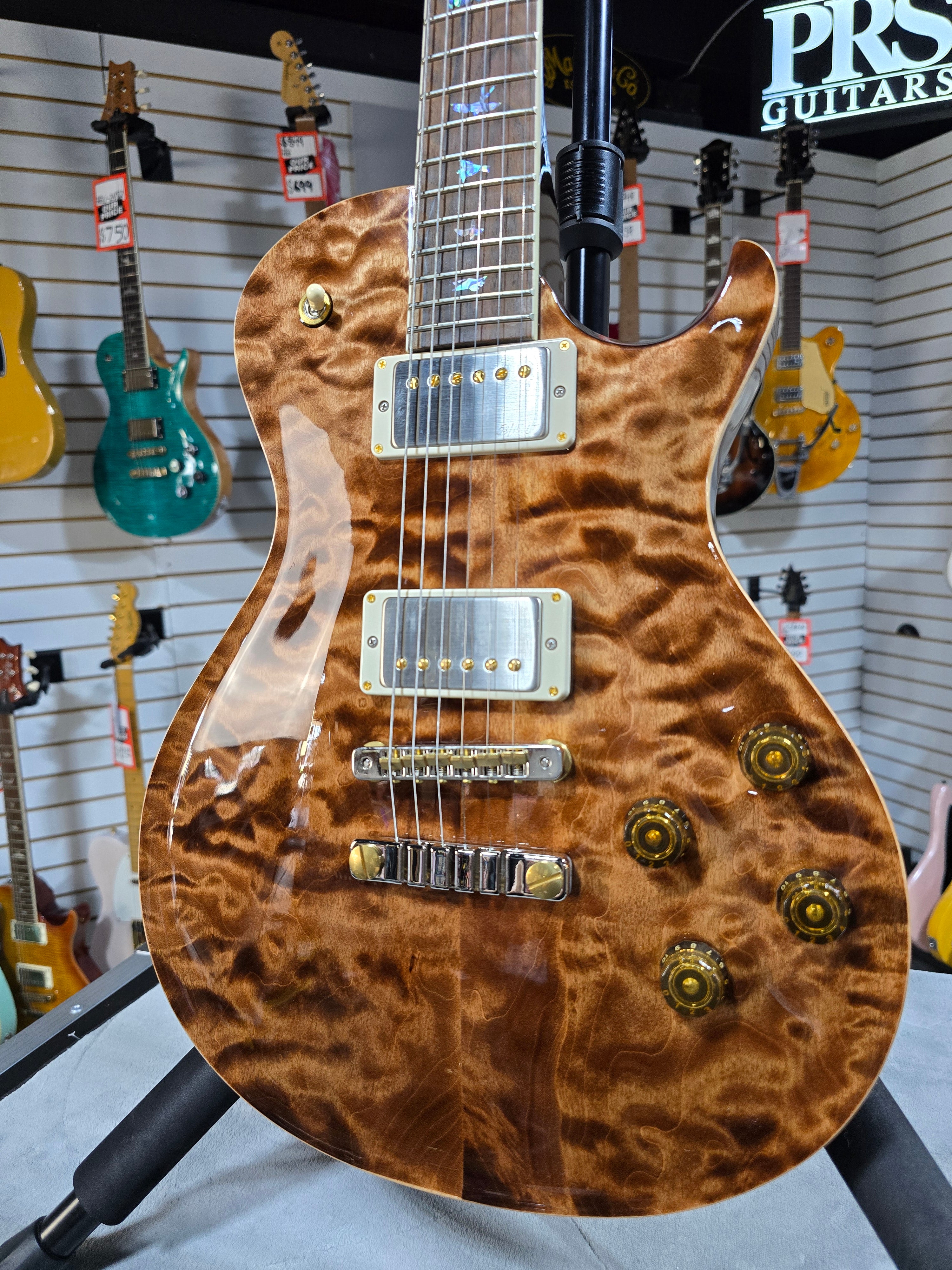 Wood Library McCarty Singlecut 594 - Copperhead w/Paisley Case #451 GET PLEK'D!