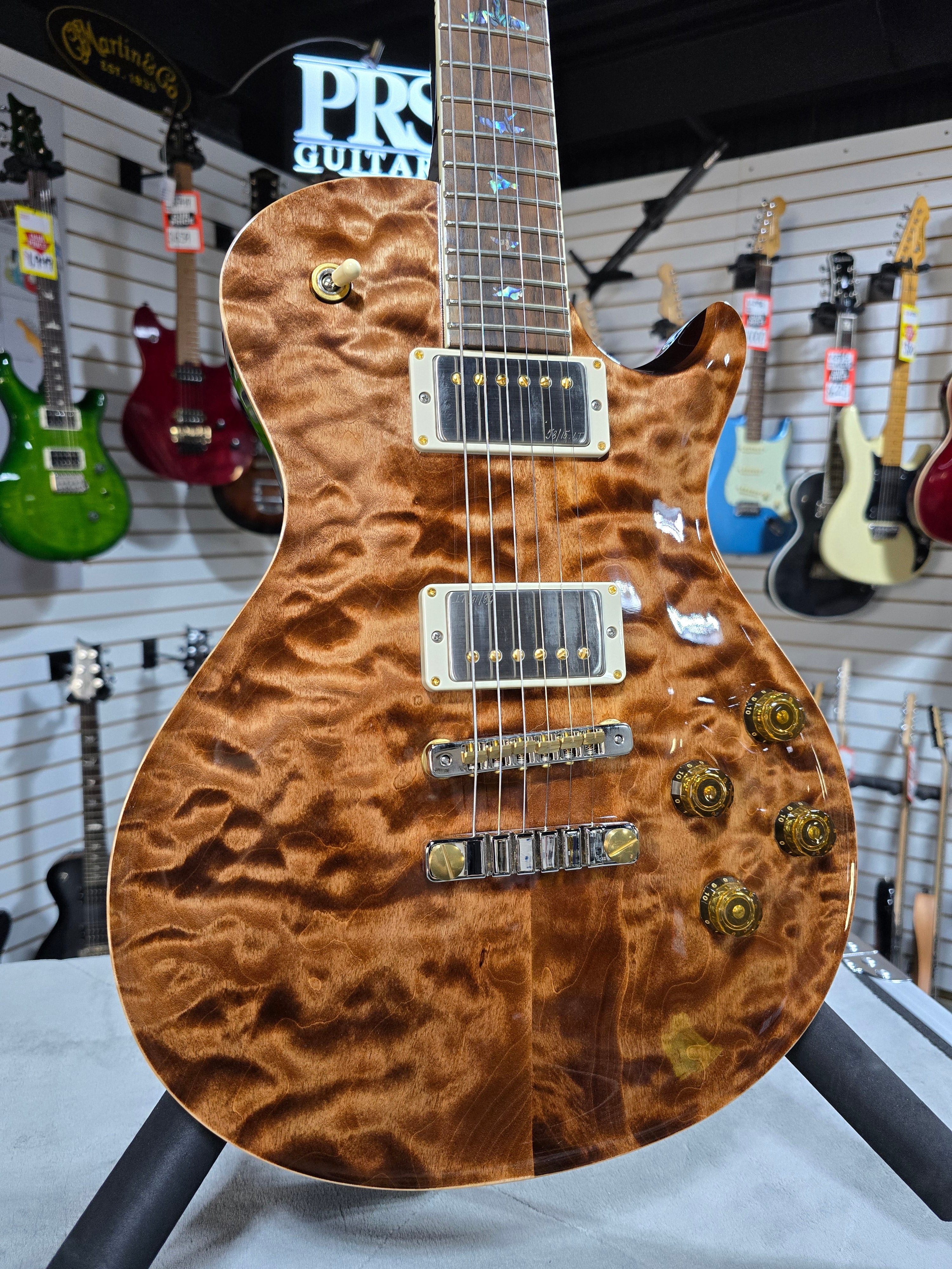 Wood Library McCarty Singlecut 594 - Copperhead w/Paisley Case #451 GET PLEK'D!