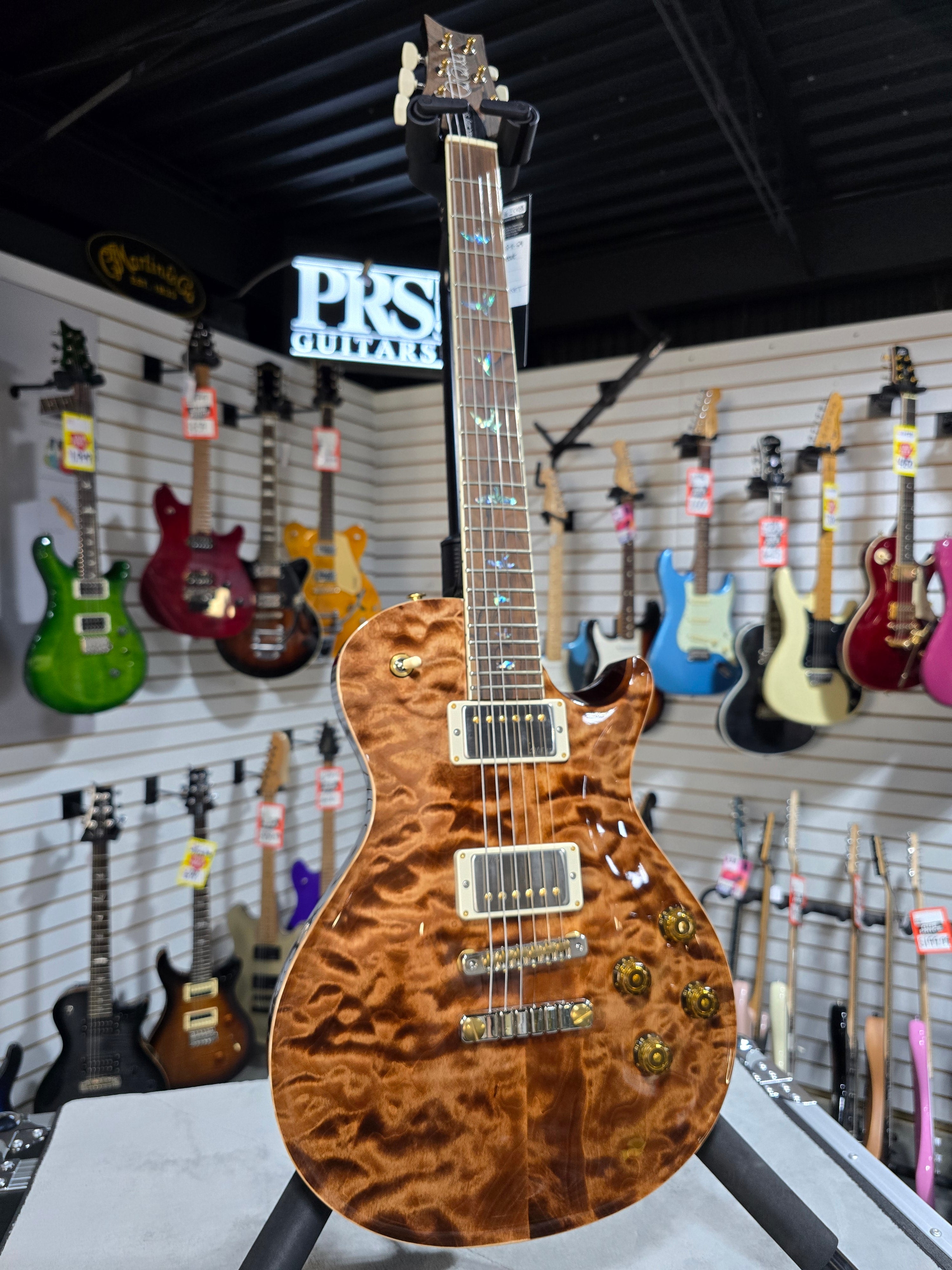 Wood Library McCarty Singlecut 594 - Copperhead w/Paisley Case #451 GET PLEK'D!