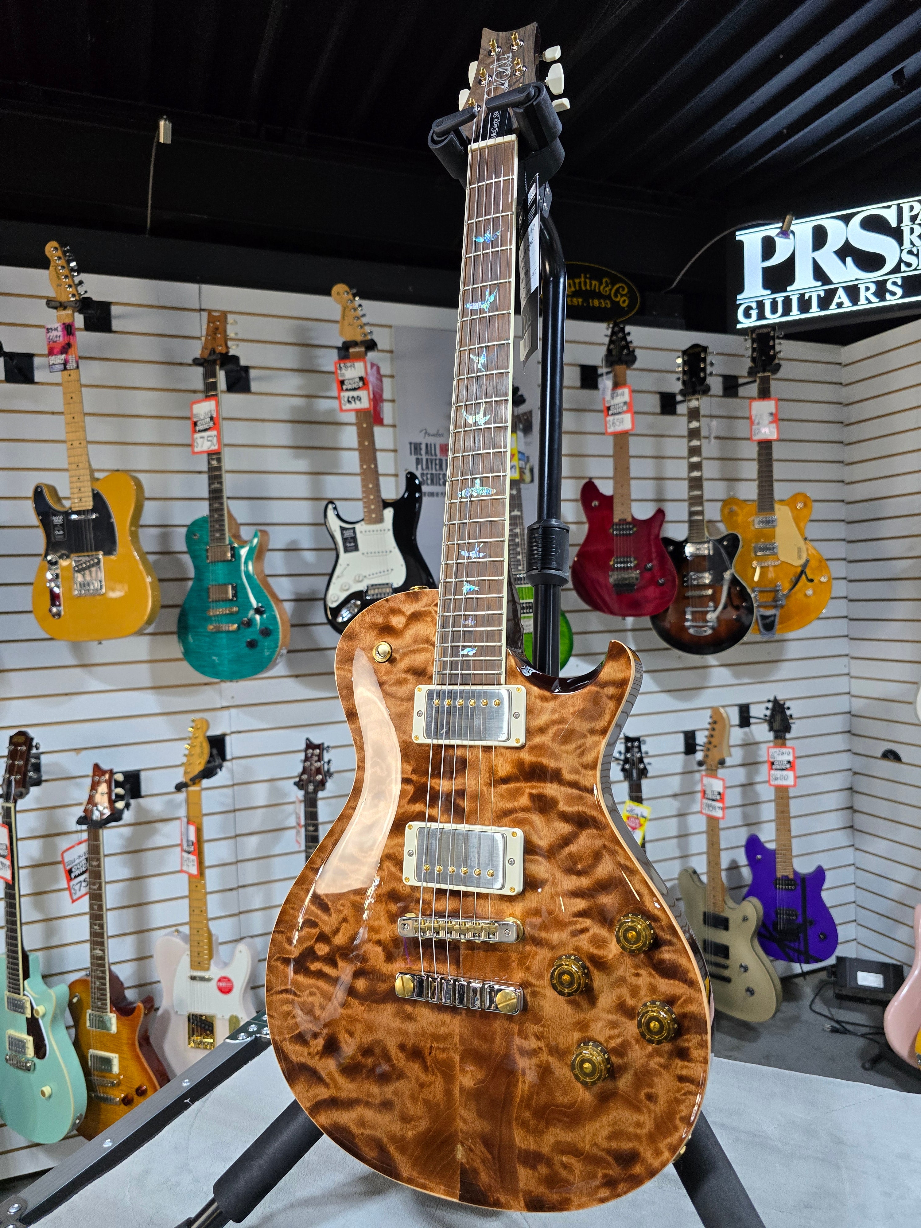 Wood Library McCarty Singlecut 594 - Copperhead w/Paisley Case #451 GET PLEK'D!