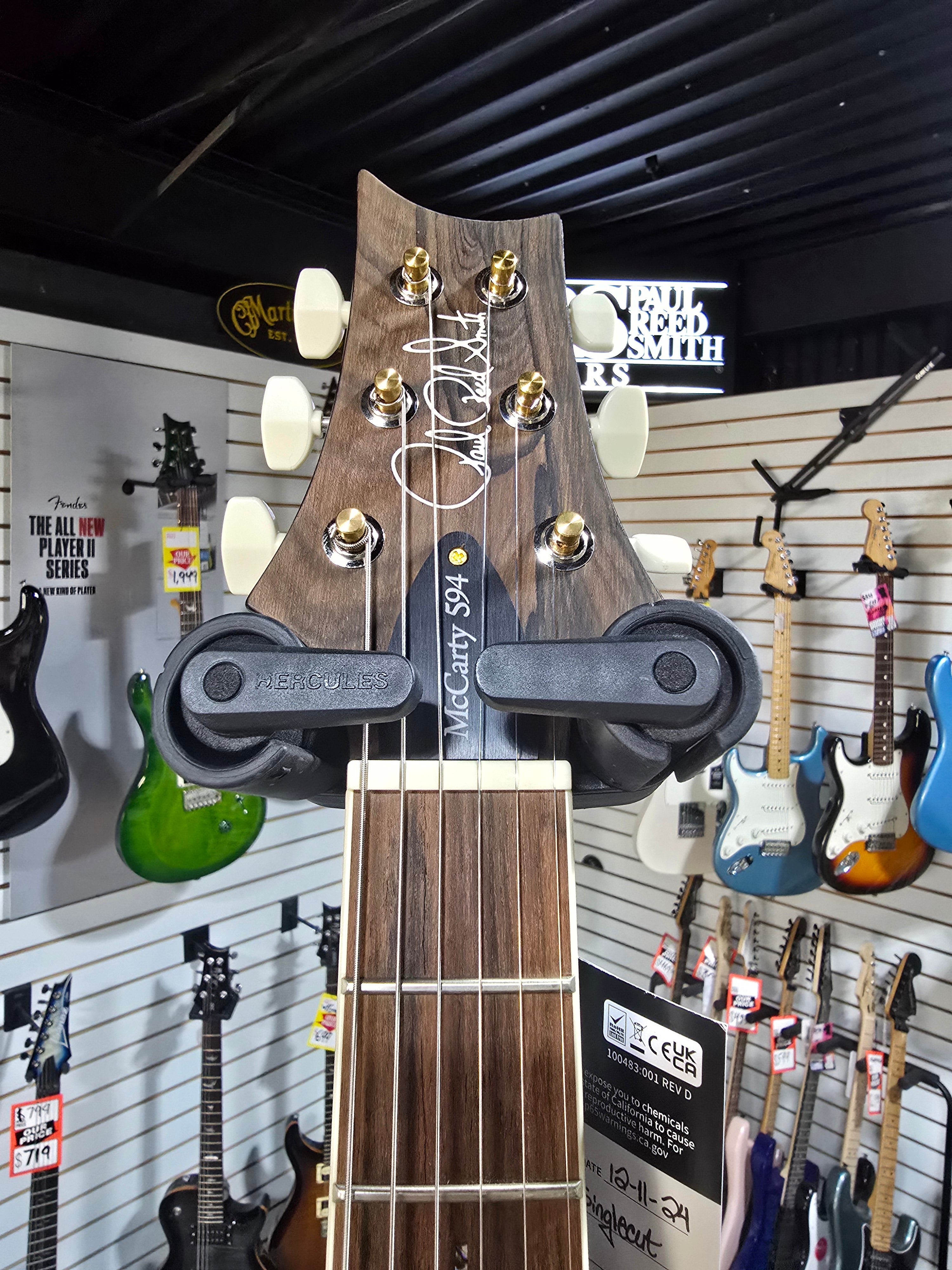 Wood Library McCarty Singlecut 594 - Copperhead w/Paisley Case #451 GET PLEK'D!
