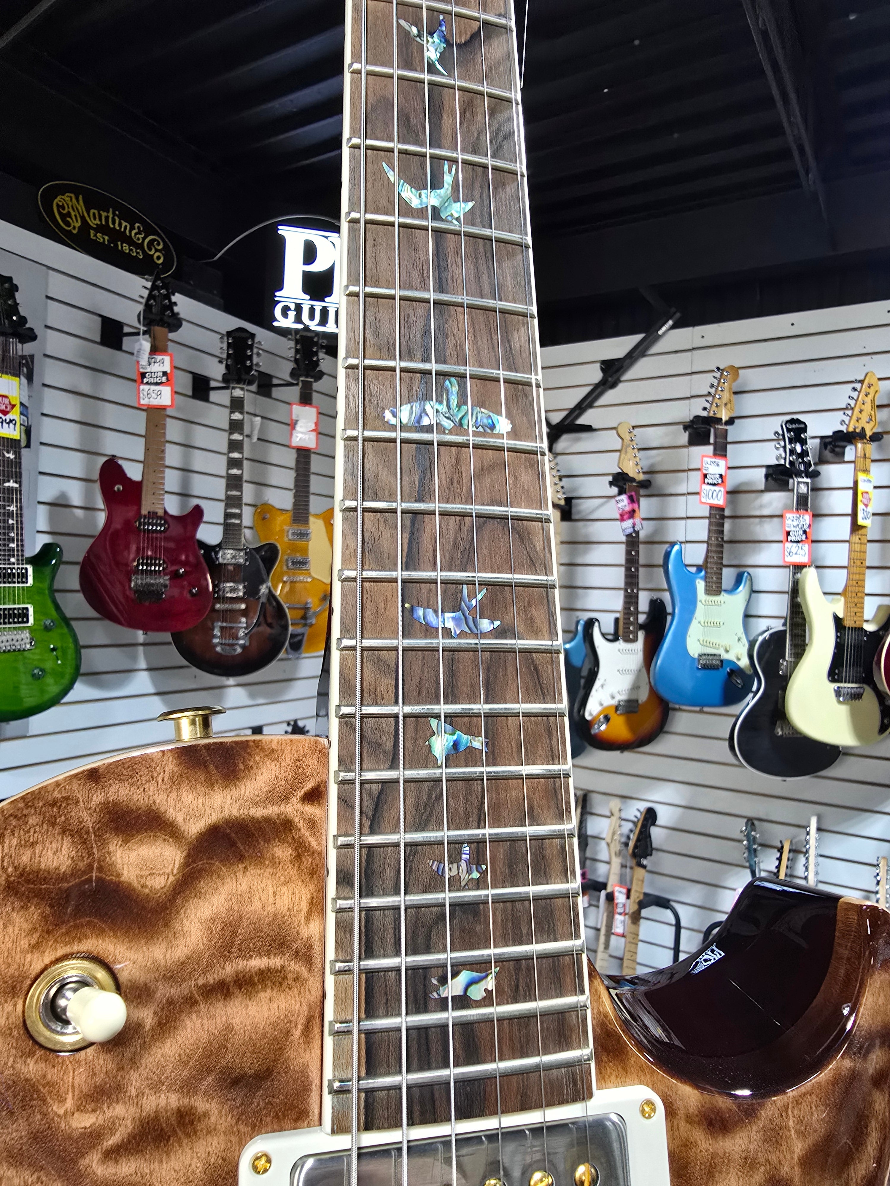 Wood Library McCarty Singlecut 594 - Copperhead w/Paisley Case #451 GET PLEK'D!