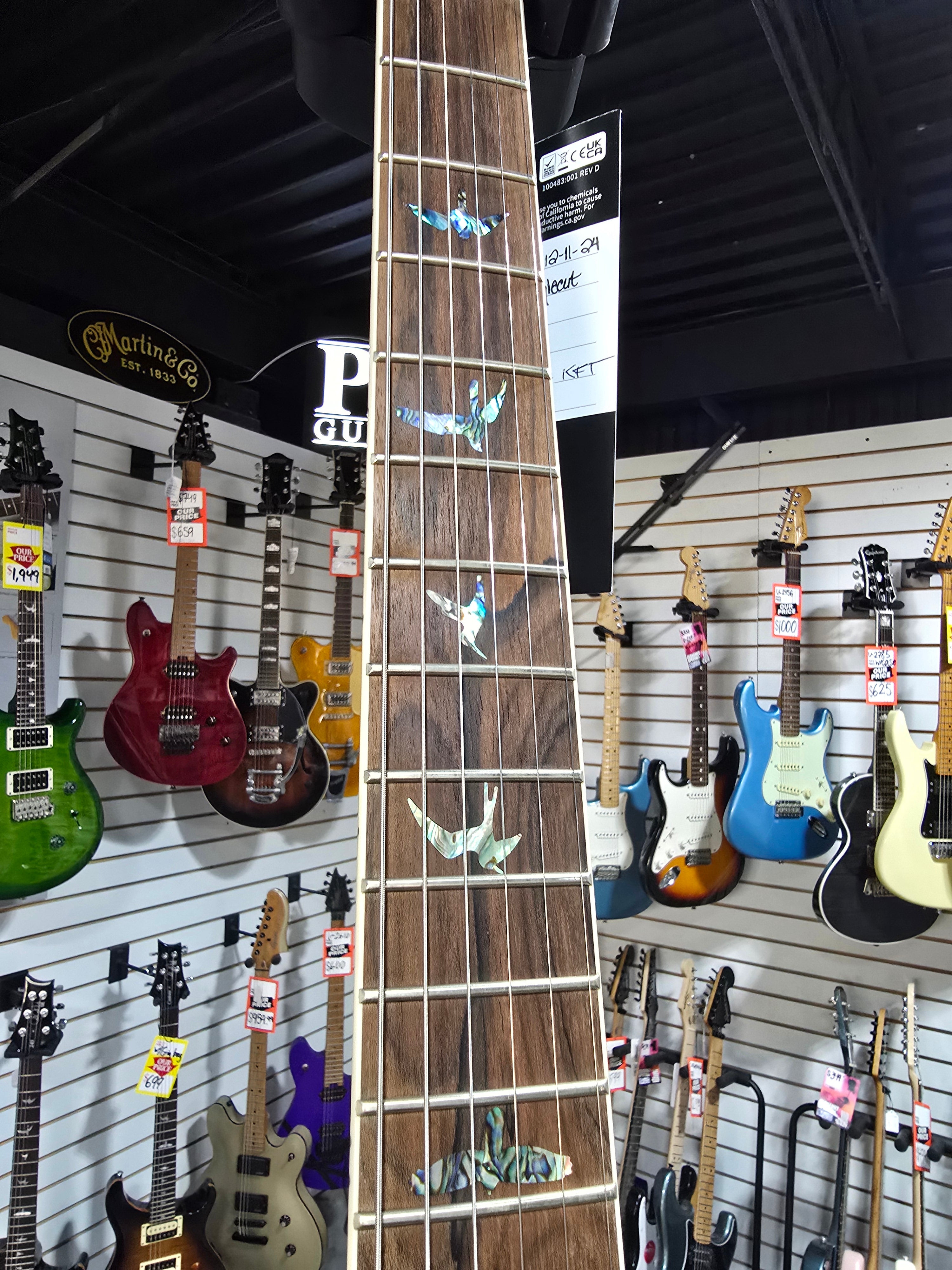 Wood Library McCarty Singlecut 594 - Copperhead w/Paisley Case #451 GET PLEK'D!