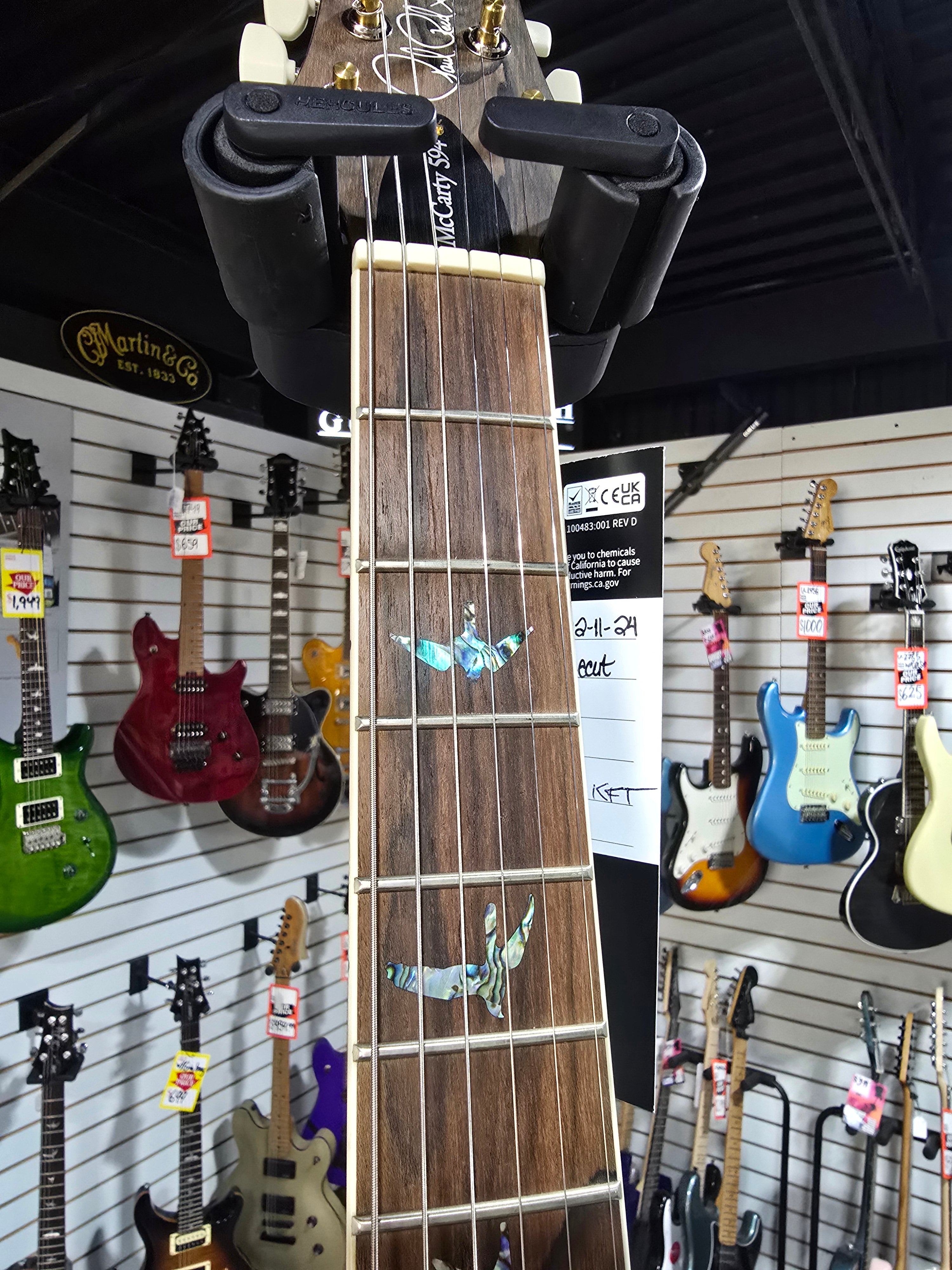 Wood Library McCarty Singlecut 594 - Copperhead w/Paisley Case #451 GET PLEK'D!