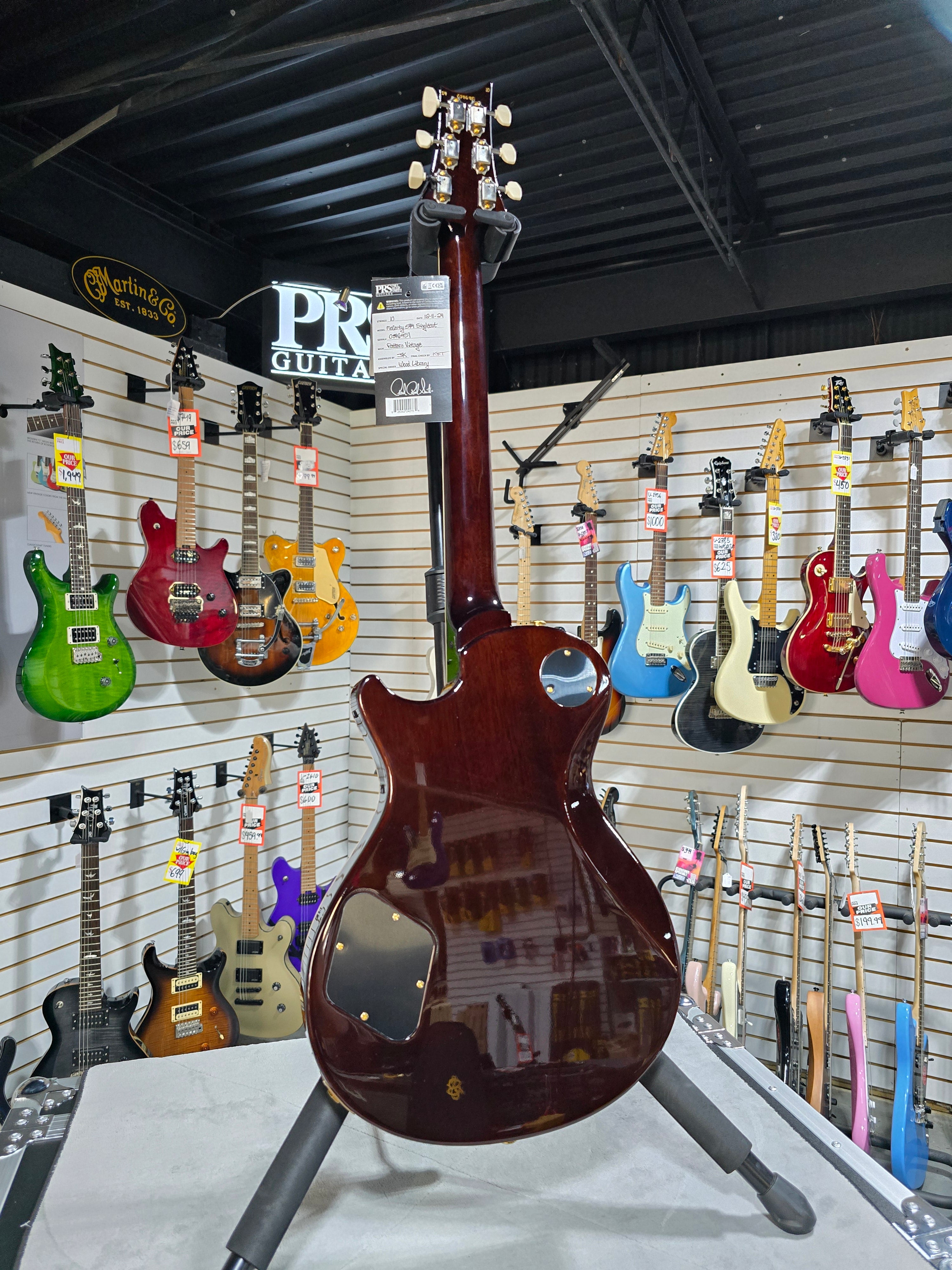 Wood Library McCarty Singlecut 594 - Copperhead w/Paisley Case #451 GET PLEK'D!