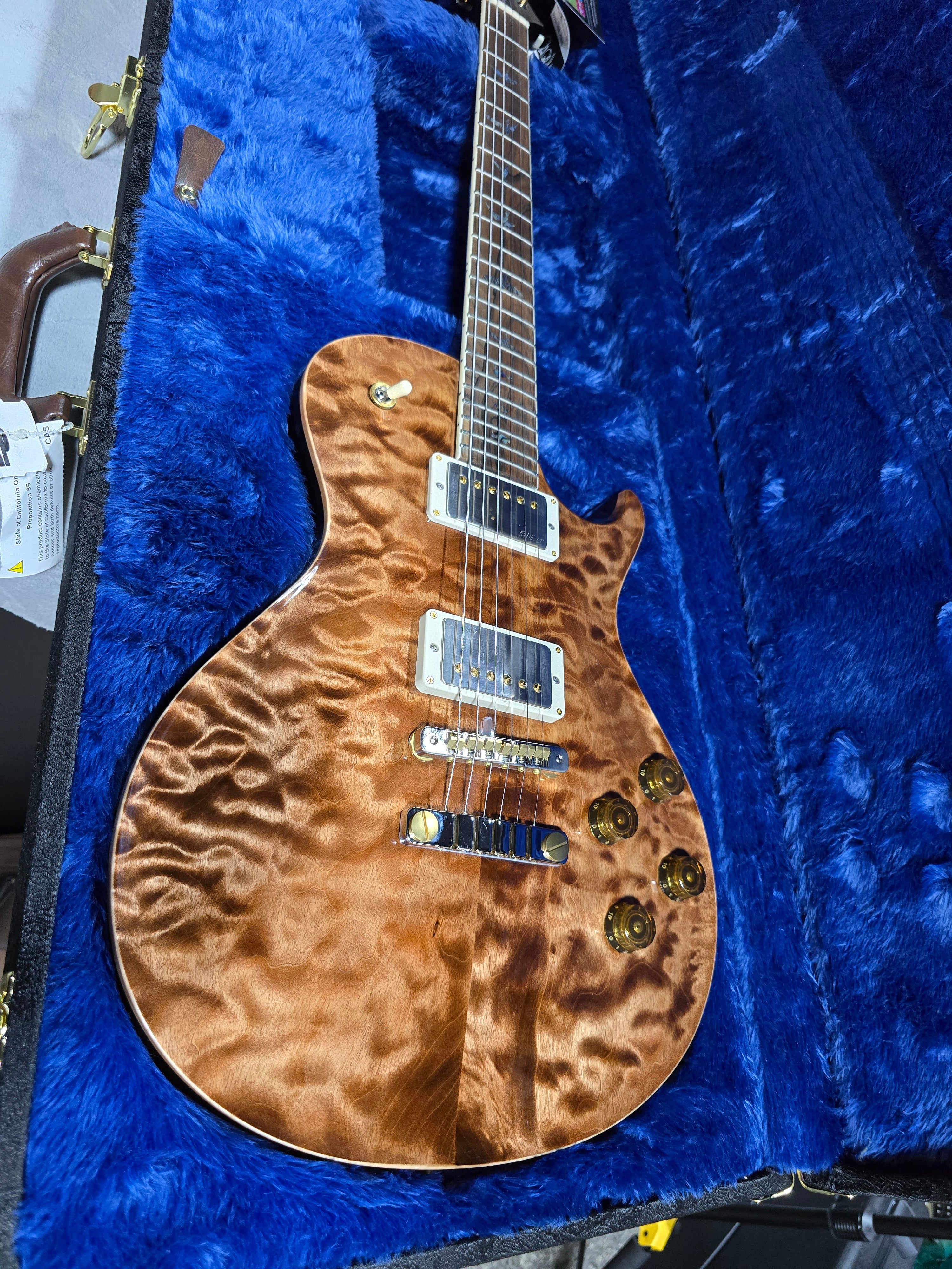 Wood Library McCarty Singlecut 594 - Copperhead w/Paisley Case #451 GET PLEK'D!