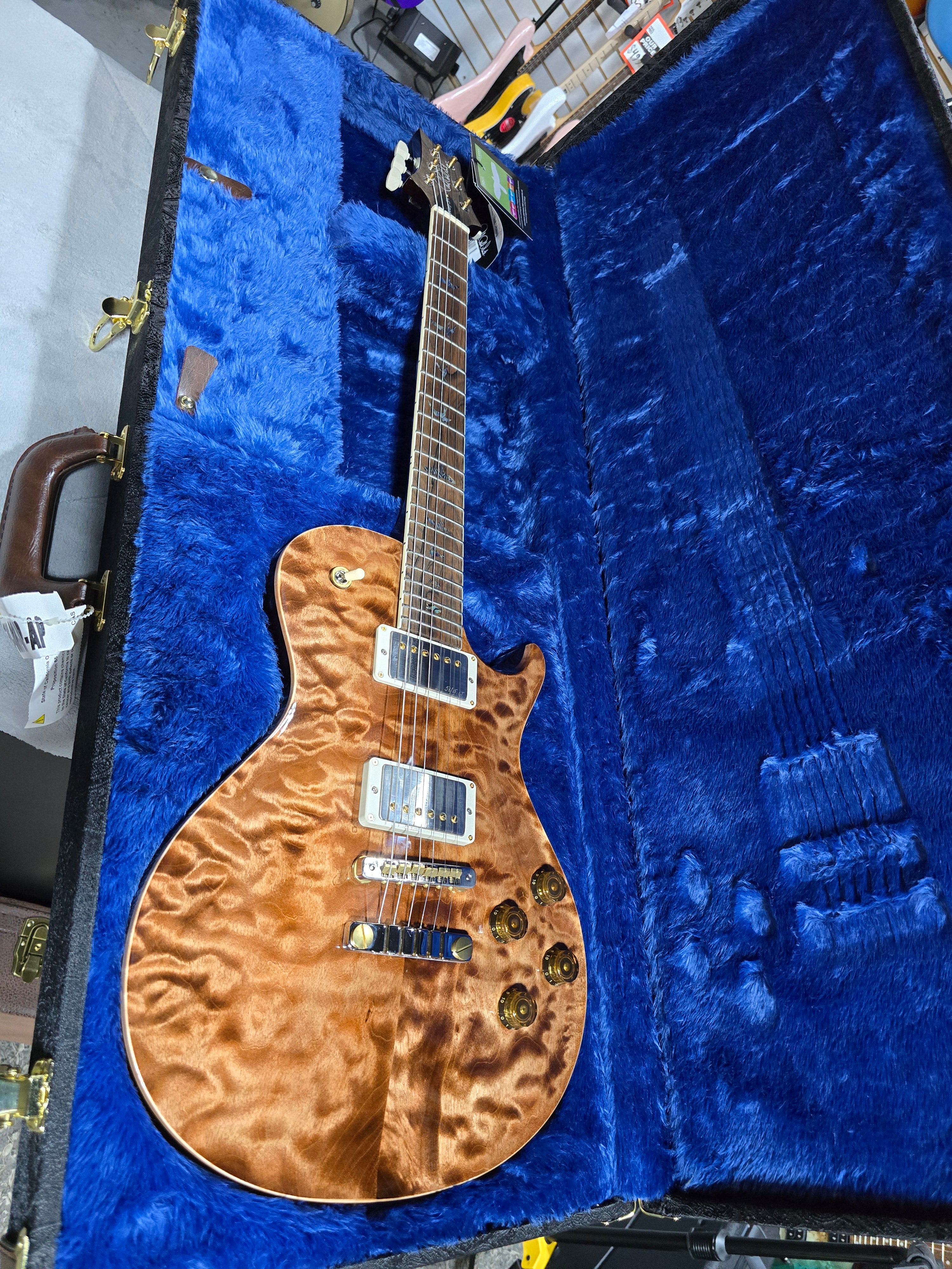 Wood Library McCarty Singlecut 594 - Copperhead w/Paisley Case #451 GET PLEK'D!