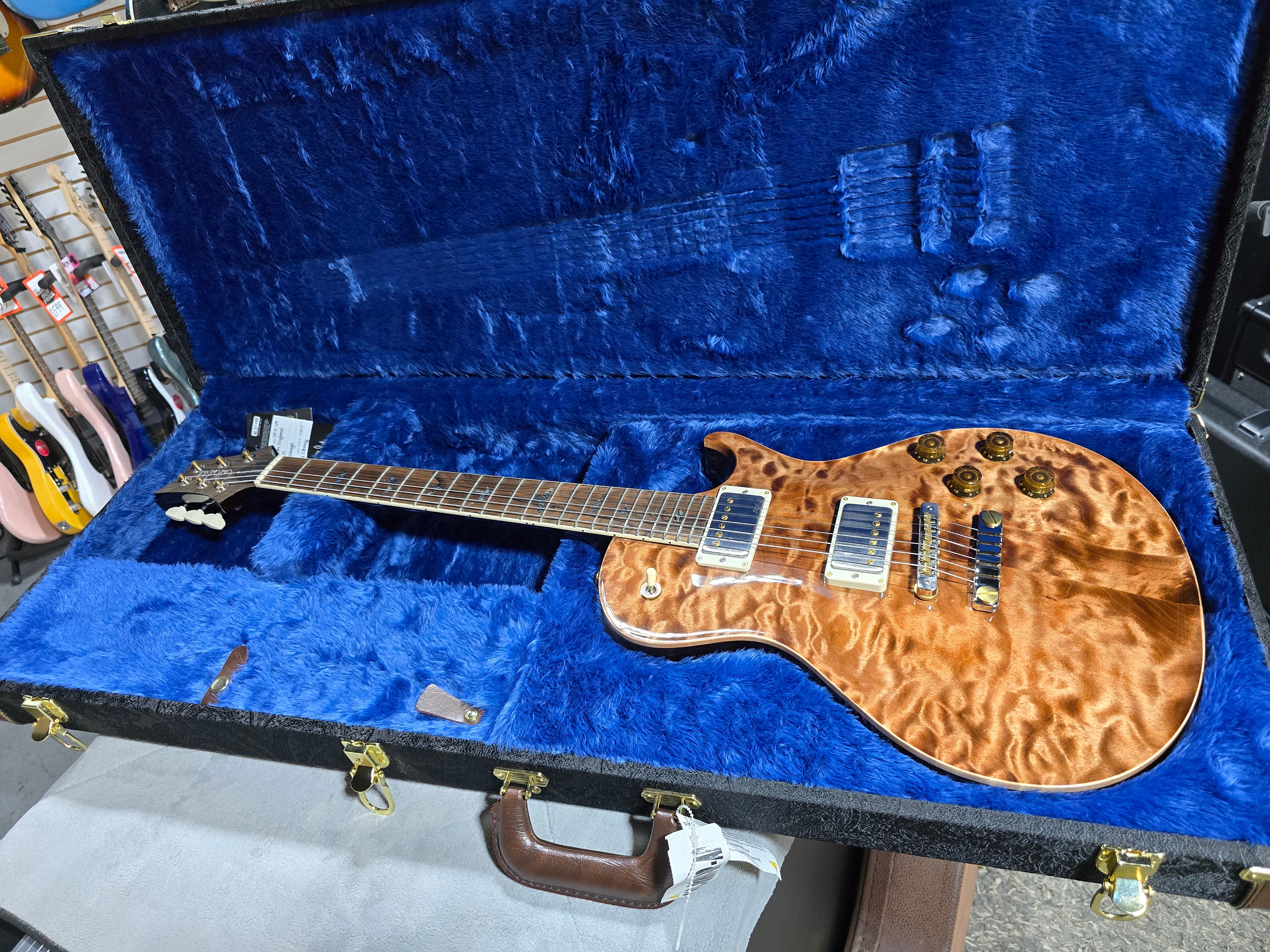 Wood Library McCarty Singlecut 594 - Copperhead w/Paisley Case #451 GET PLEK'D!