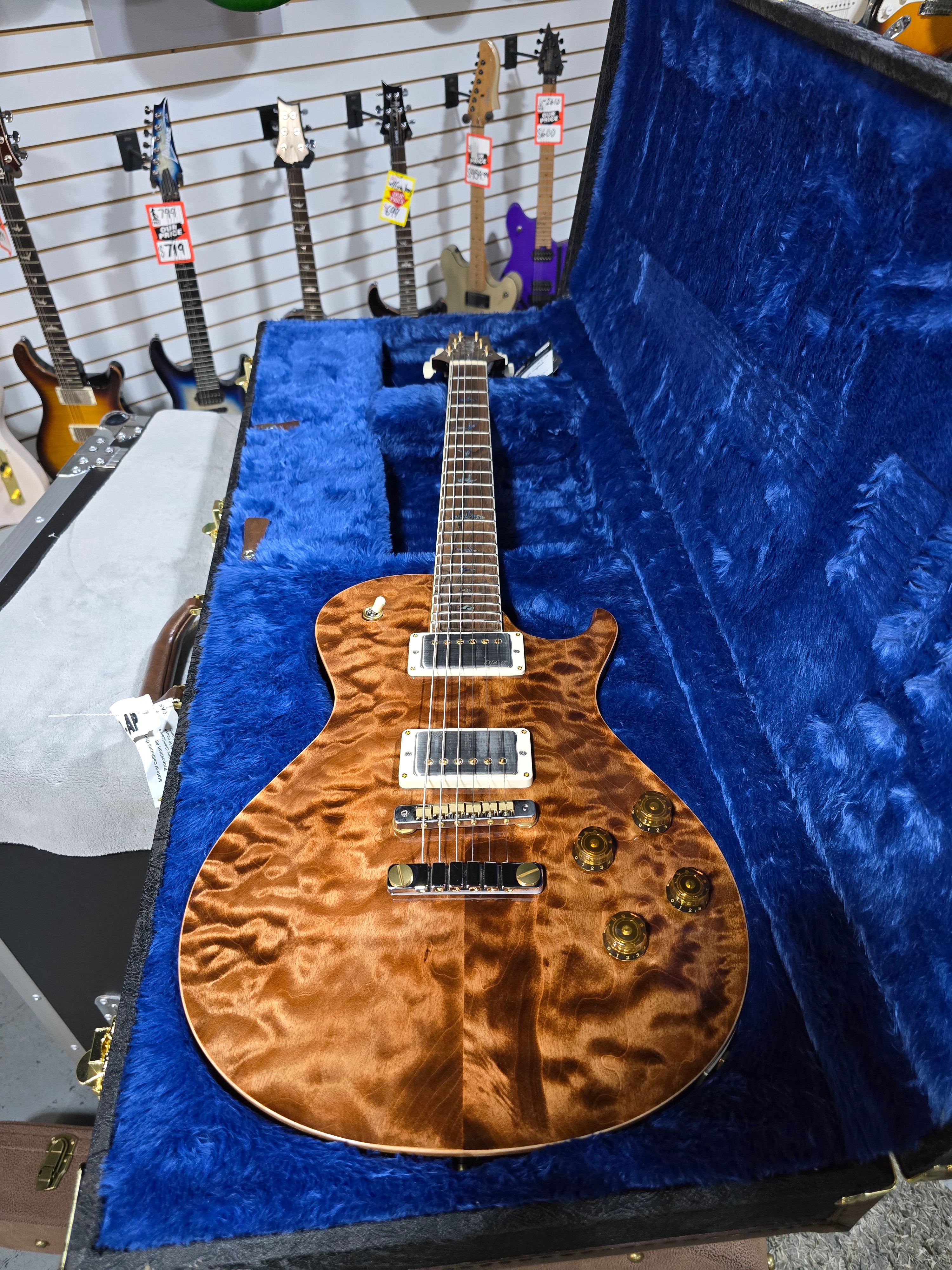 Wood Library McCarty Singlecut 594 - Copperhead w/Paisley Case #451 GET PLEK'D!