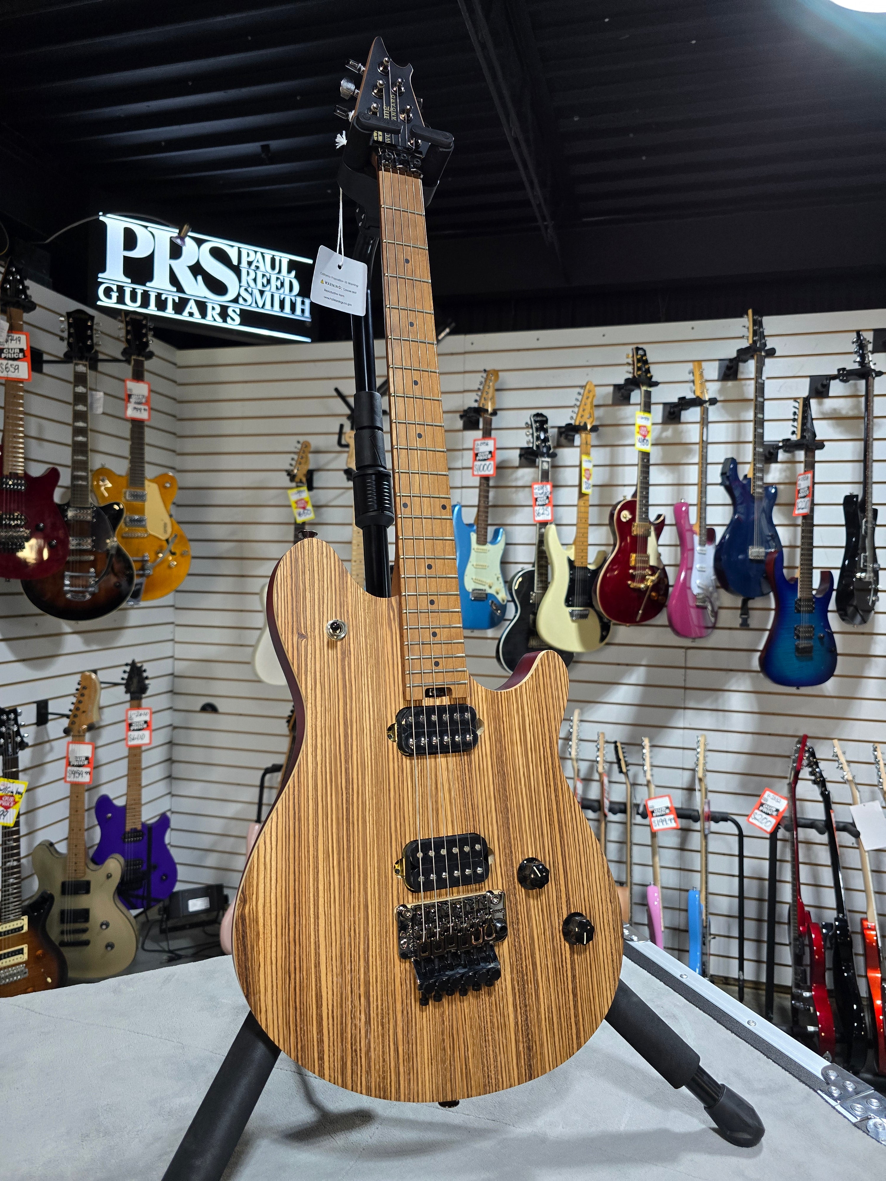 Wolfgang Standard Exotic Zebrawood Electric Guitar - Natural #363 GET PLEK'D!