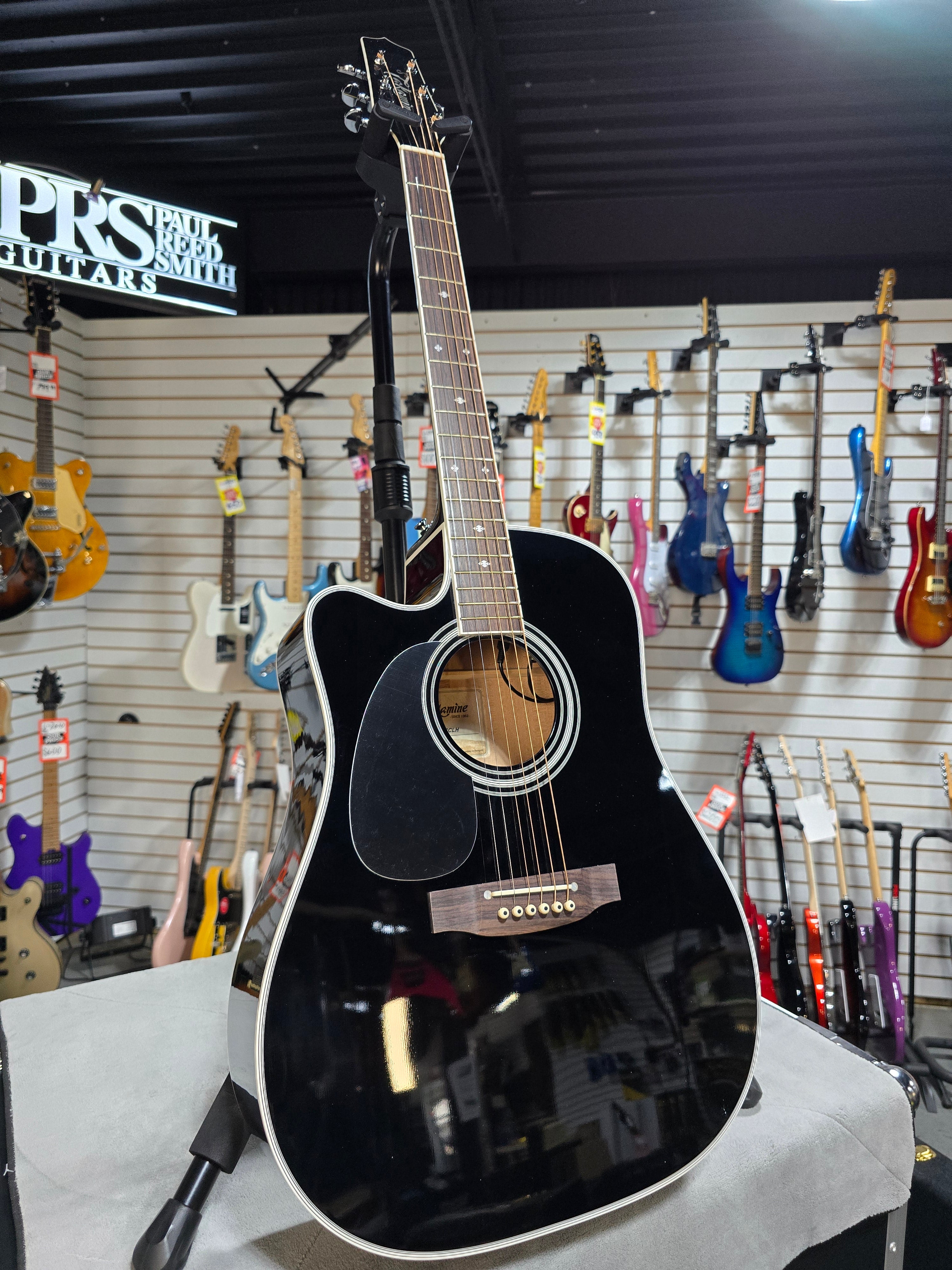 Legacy JEF341SCL Acoustic-electric Guitar - Black #507 GET PLEK'D!
