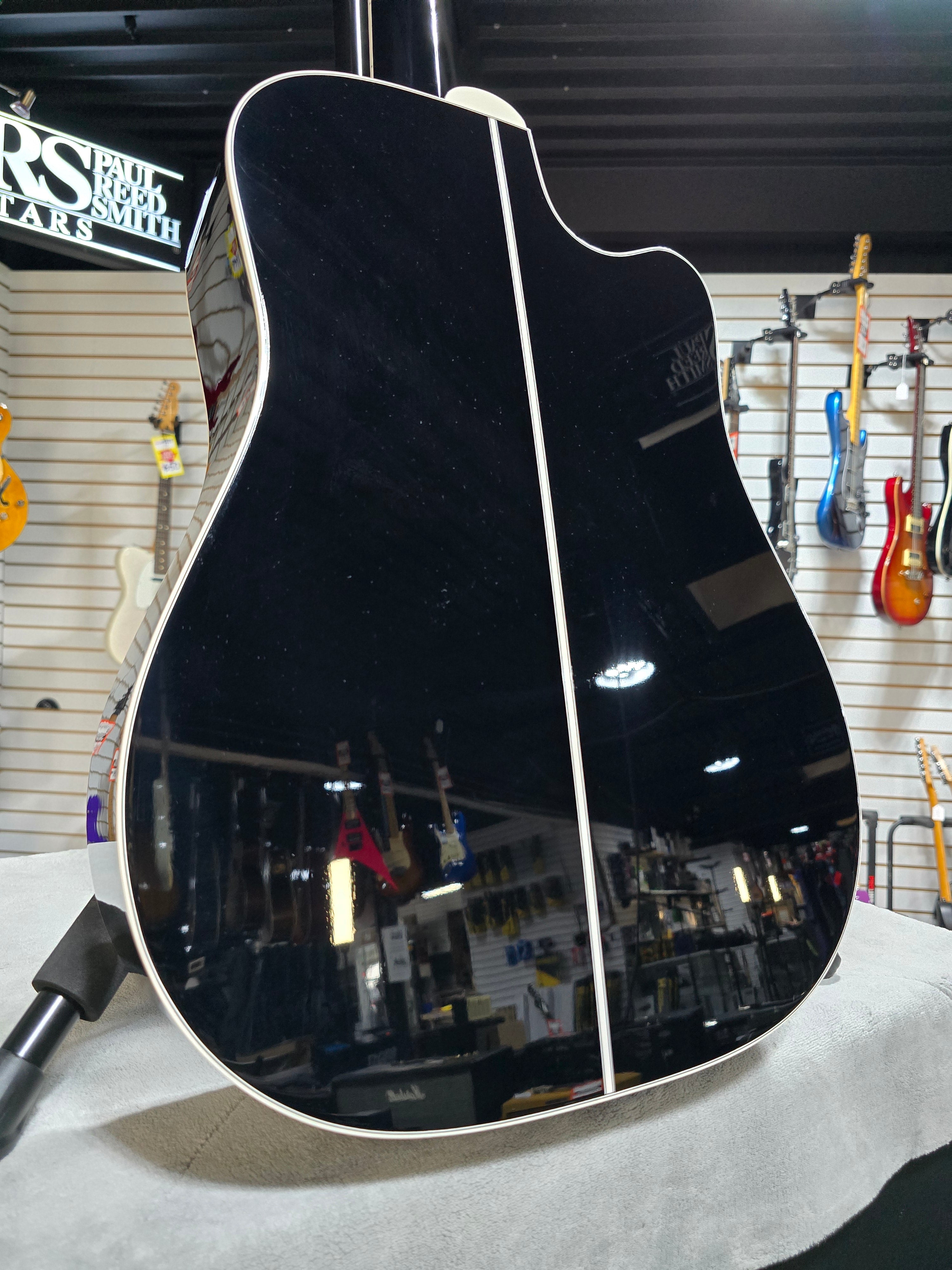 Legacy JEF341SCL Acoustic-electric Guitar - Black #507 GET PLEK'D!