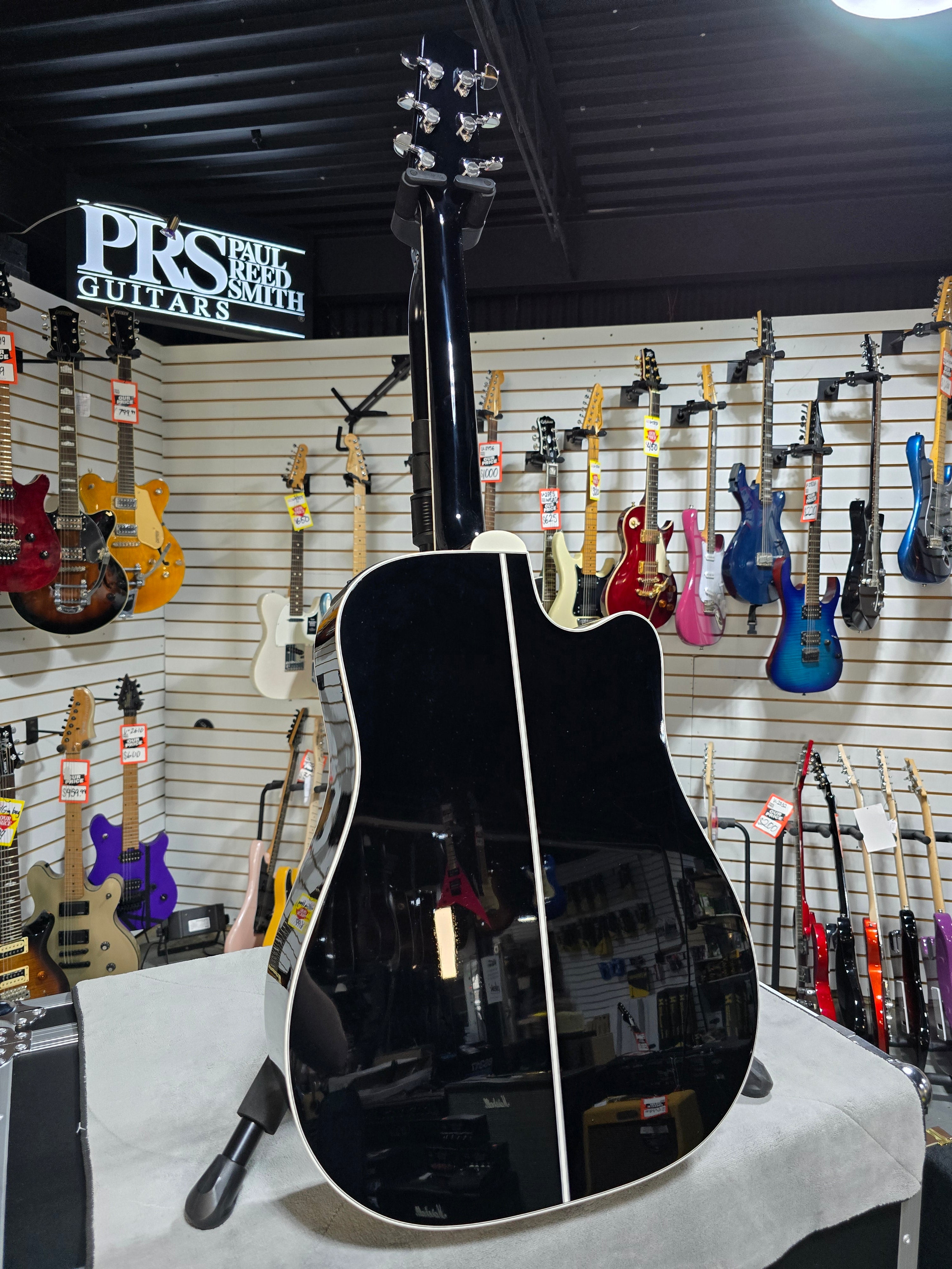 Legacy JEF341SCL Acoustic-electric Guitar - Black #507 GET PLEK'D!