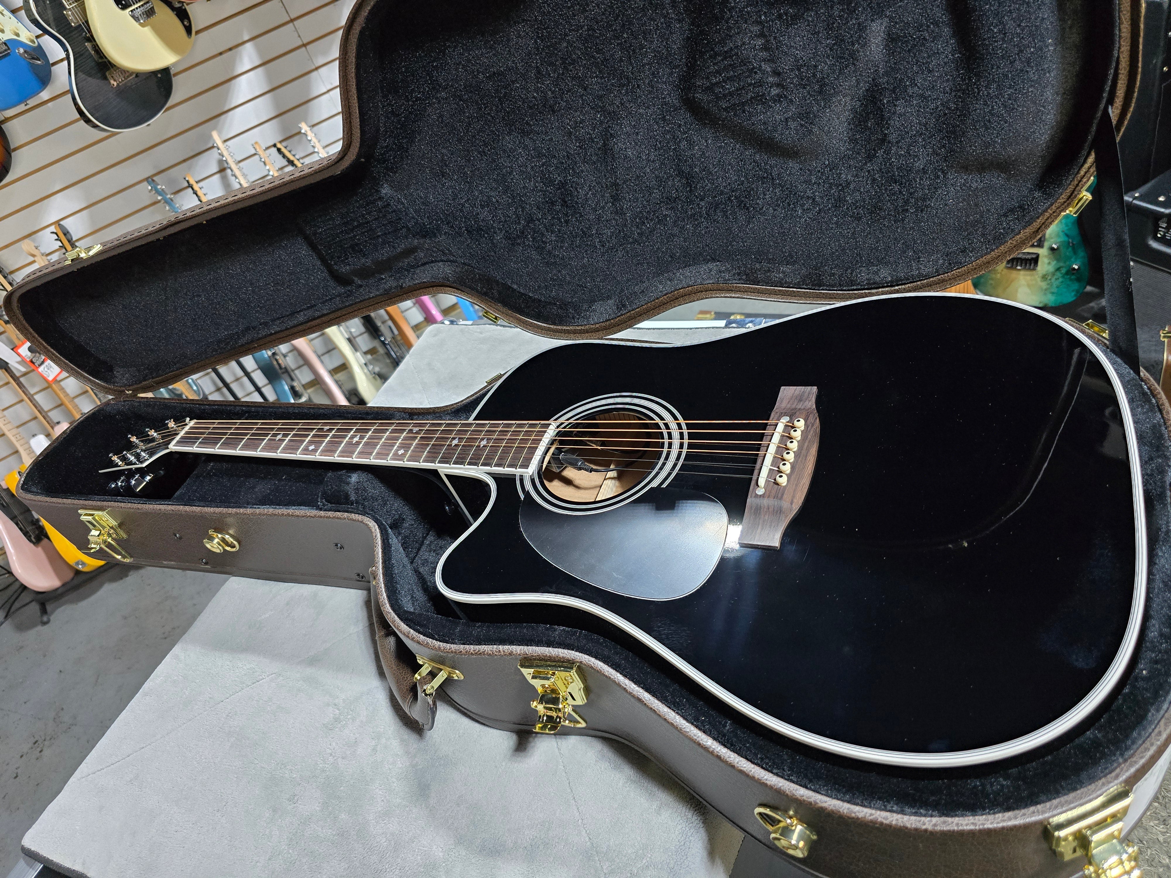 Legacy JEF341SCL Acoustic-electric Guitar - Black #507 GET PLEK'D!