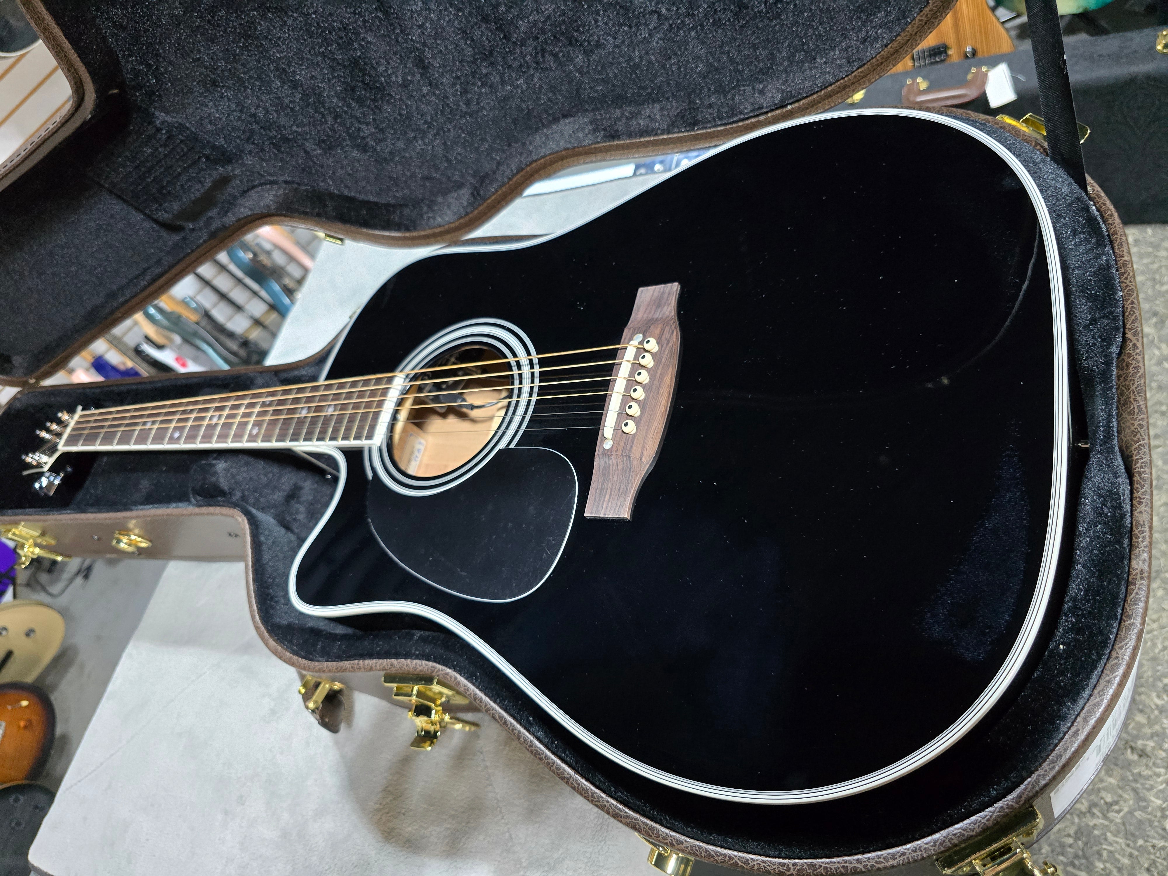 Legacy JEF341SCL Acoustic-electric Guitar - Black #507 GET PLEK'D!