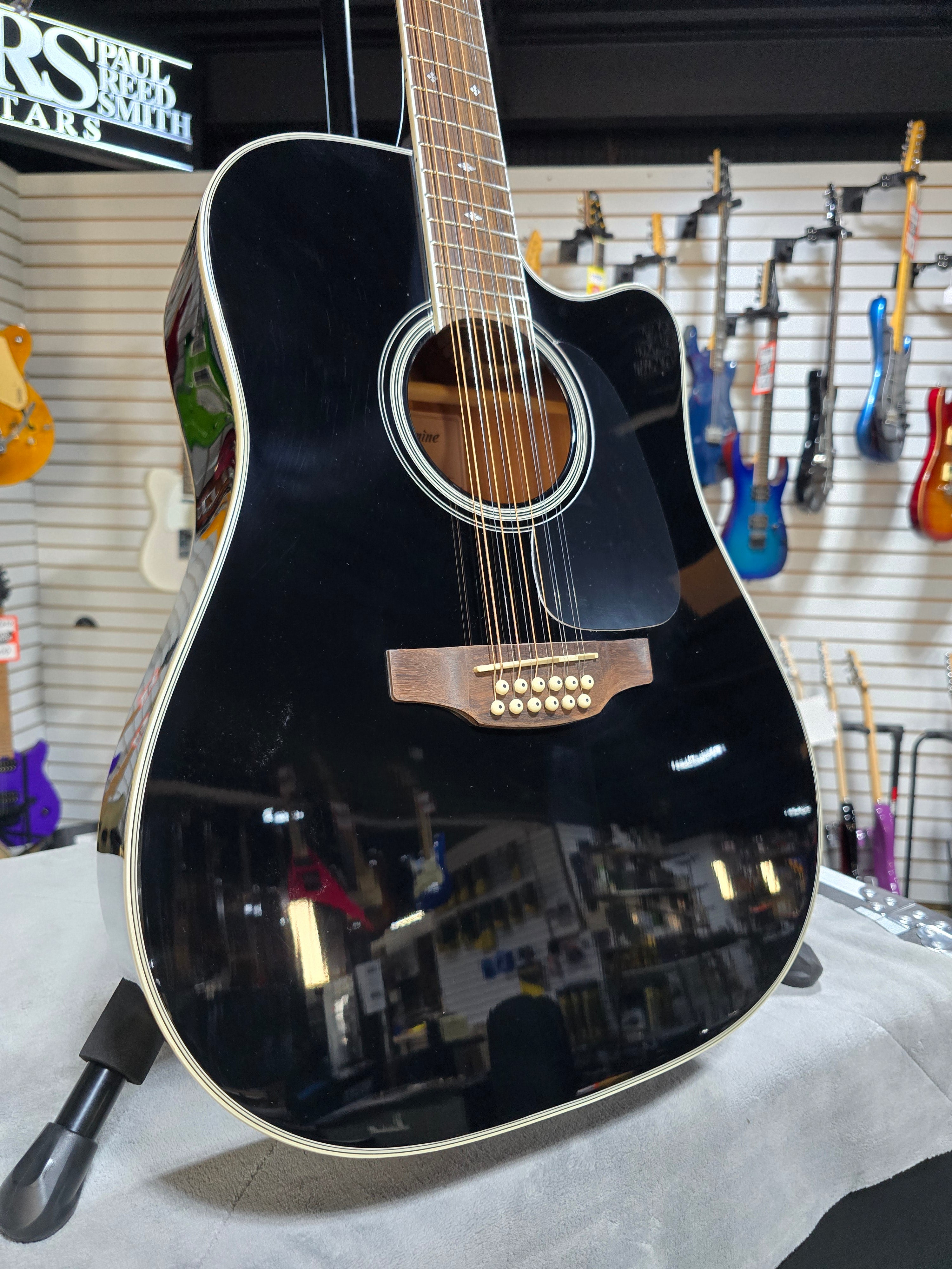 GD-38CE 12-string Acoustic-electric Guitar - Black #301 GET PLEK'D!