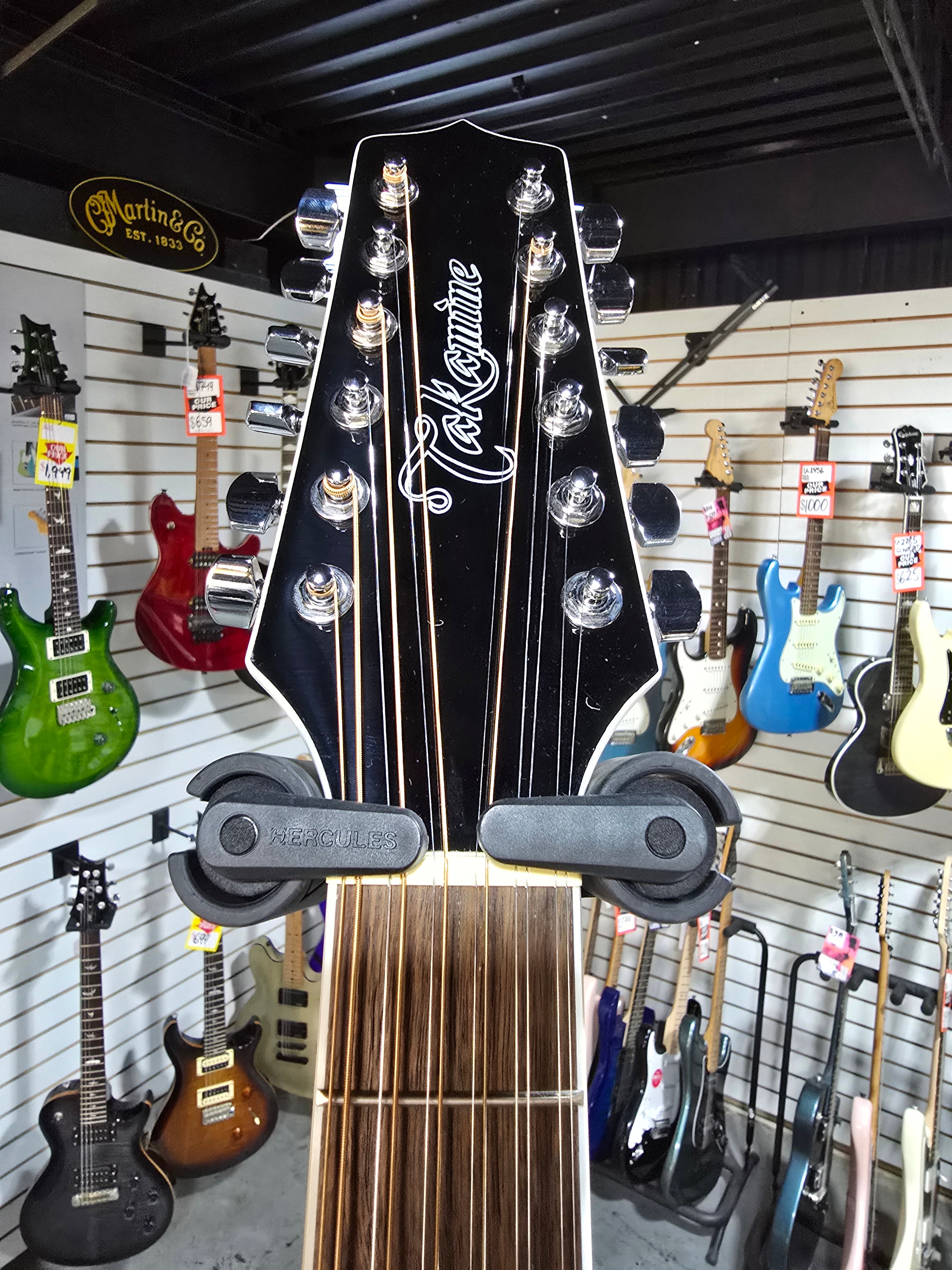 GD-38CE 12-string Acoustic-electric Guitar - Black #301 GET PLEK'D!