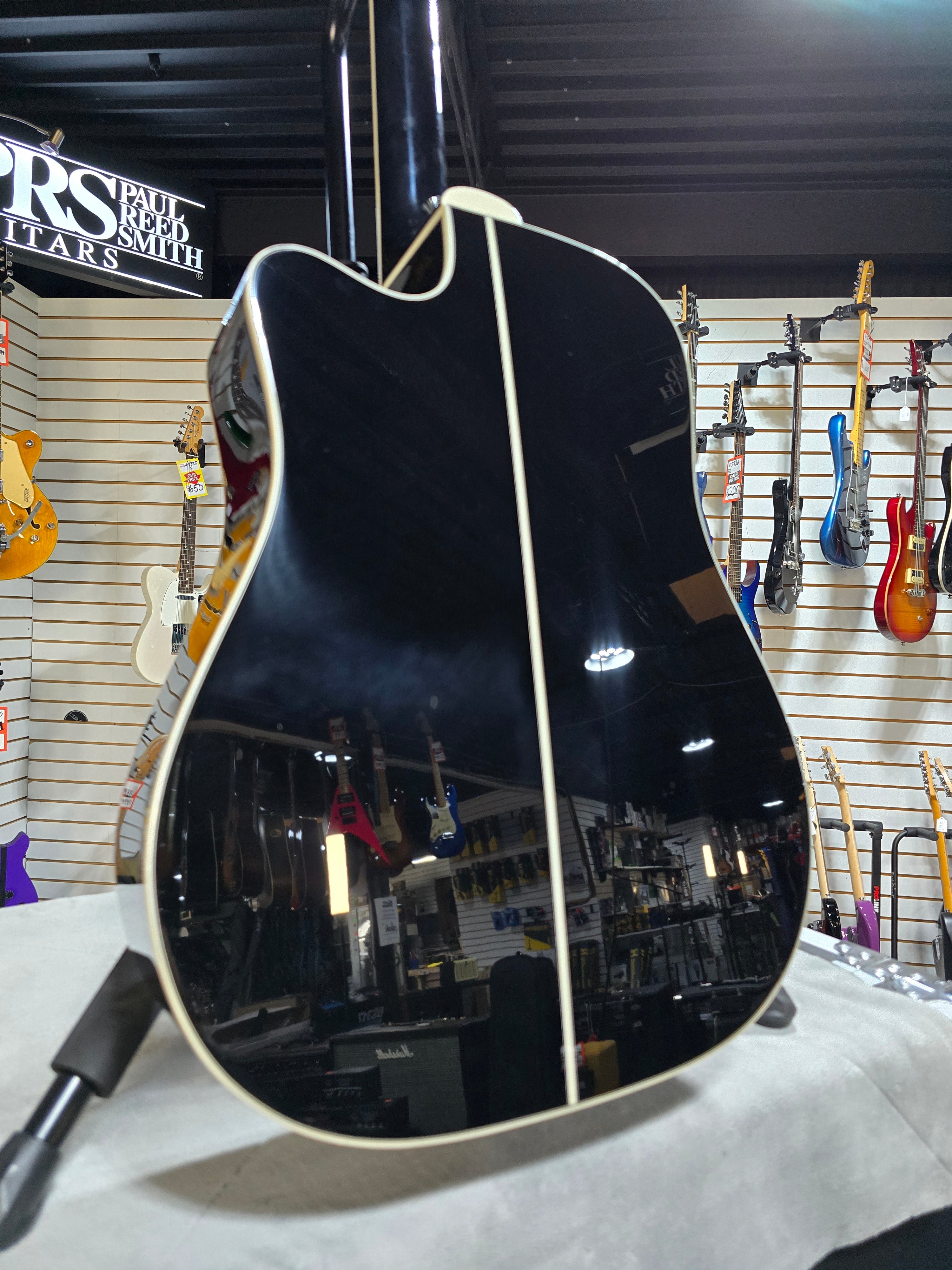 GD-38CE 12-string Acoustic-electric Guitar - Black #301 GET PLEK'D!