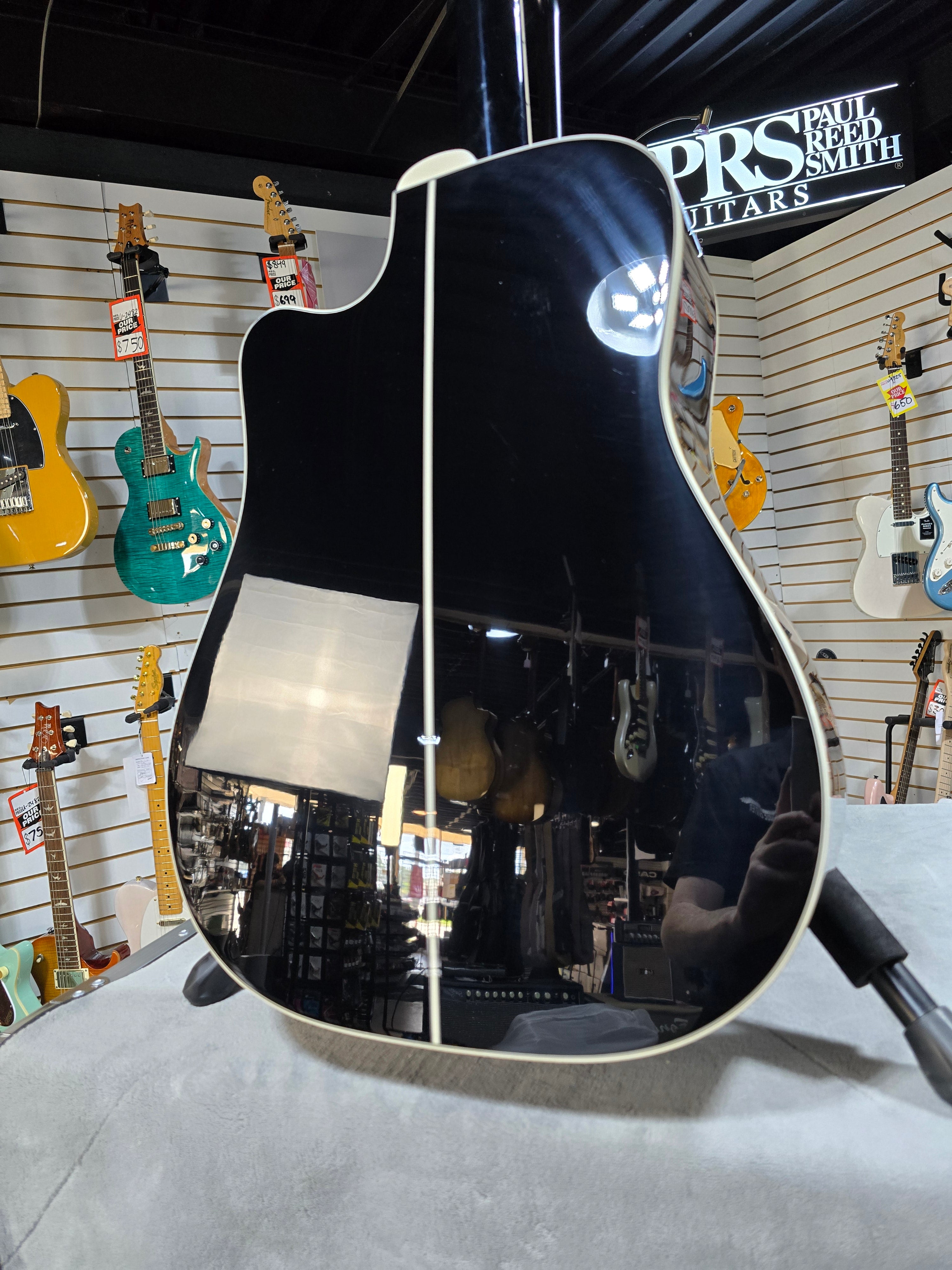 GD-38CE 12-string Acoustic-electric Guitar - Black #301 GET PLEK'D!