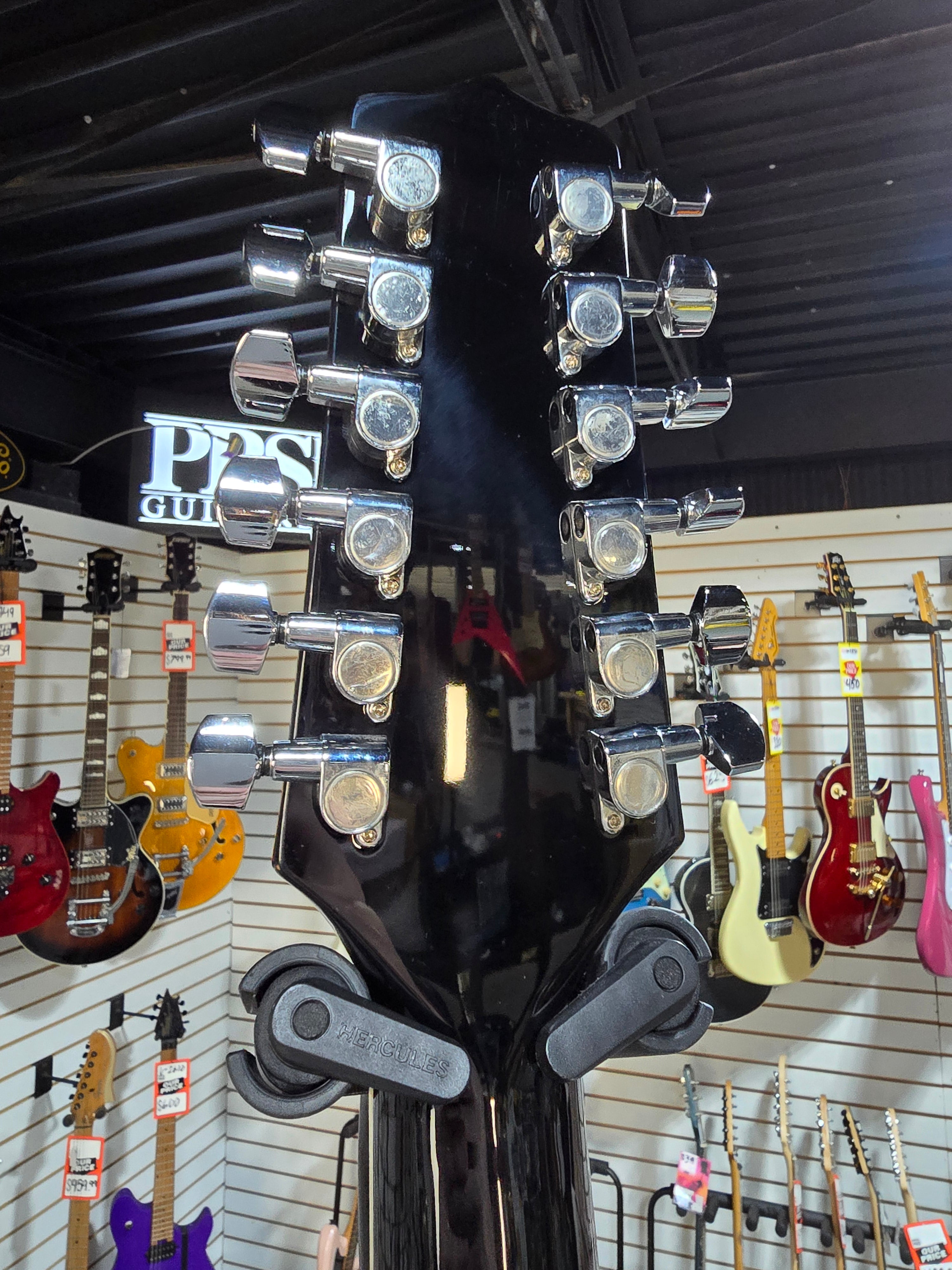 GD-38CE 12-string Acoustic-electric Guitar - Black #301 GET PLEK'D!
