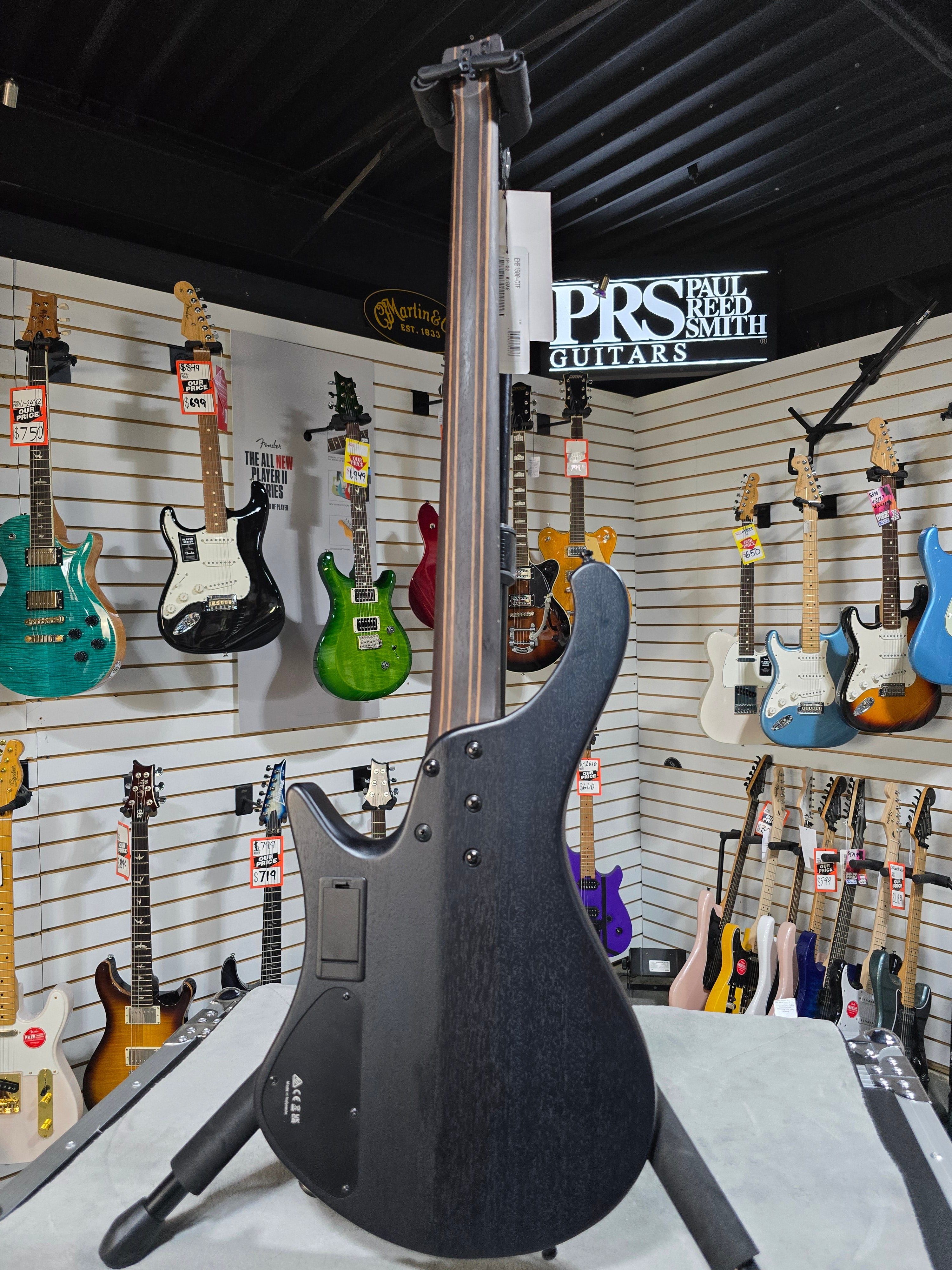 Ibanez EHB1500 Cosmic Blue Starburst Flat