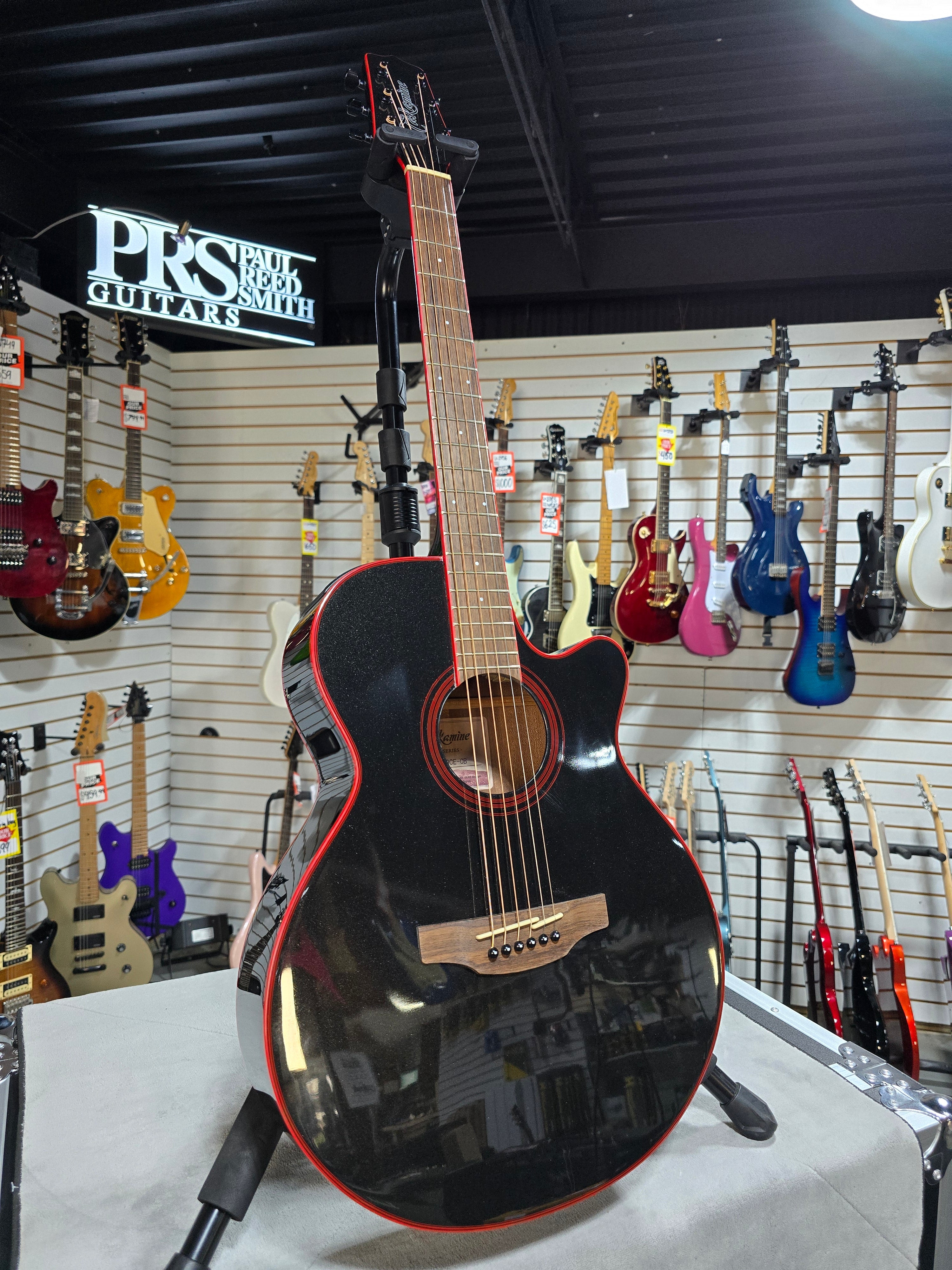 GF49CE FXC Acoustic-electric guitar - Cosmic Black #658 GET PLEK'D!