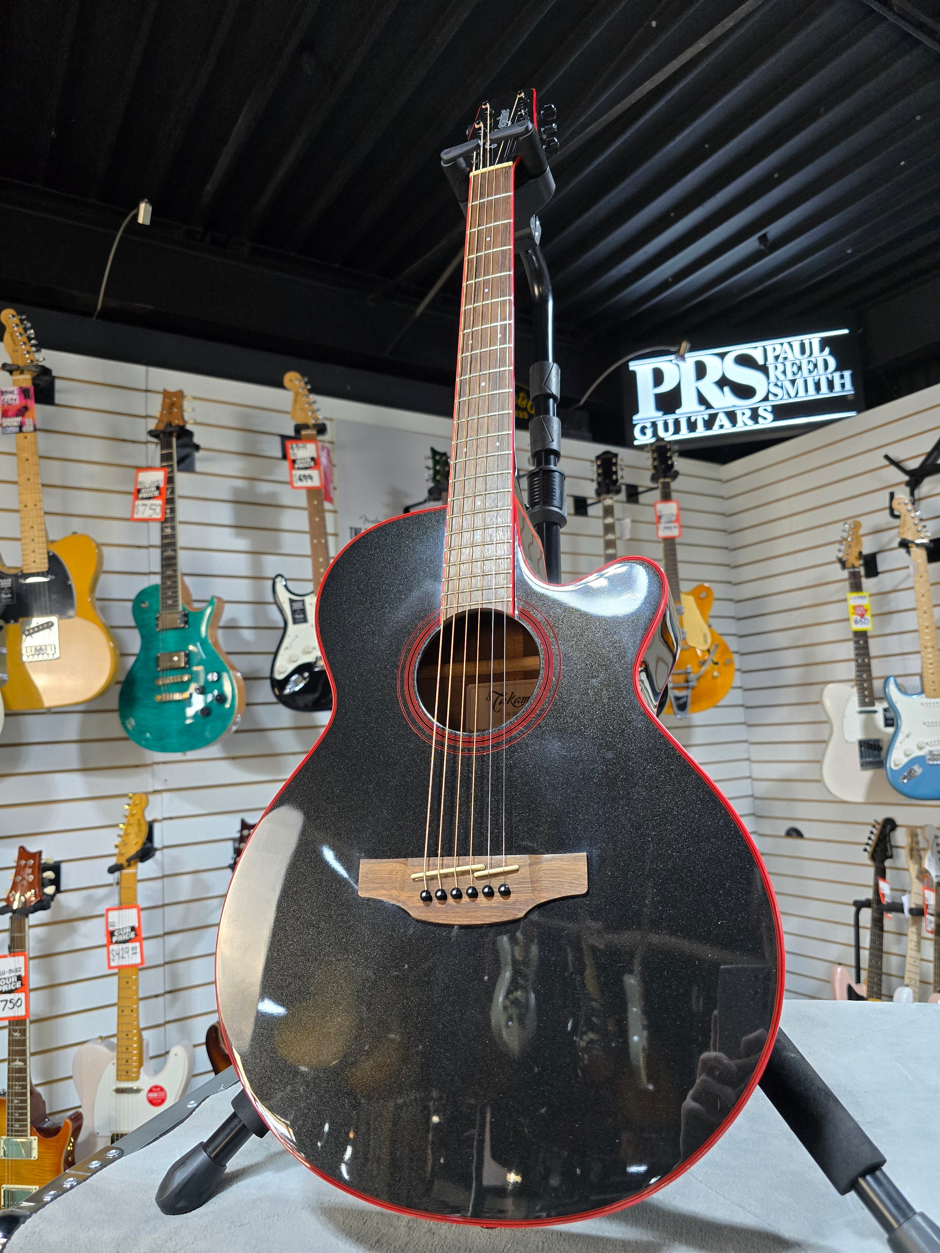 GF49CE FXC Acoustic-electric guitar - Cosmic Black #658 GET PLEK'D!
