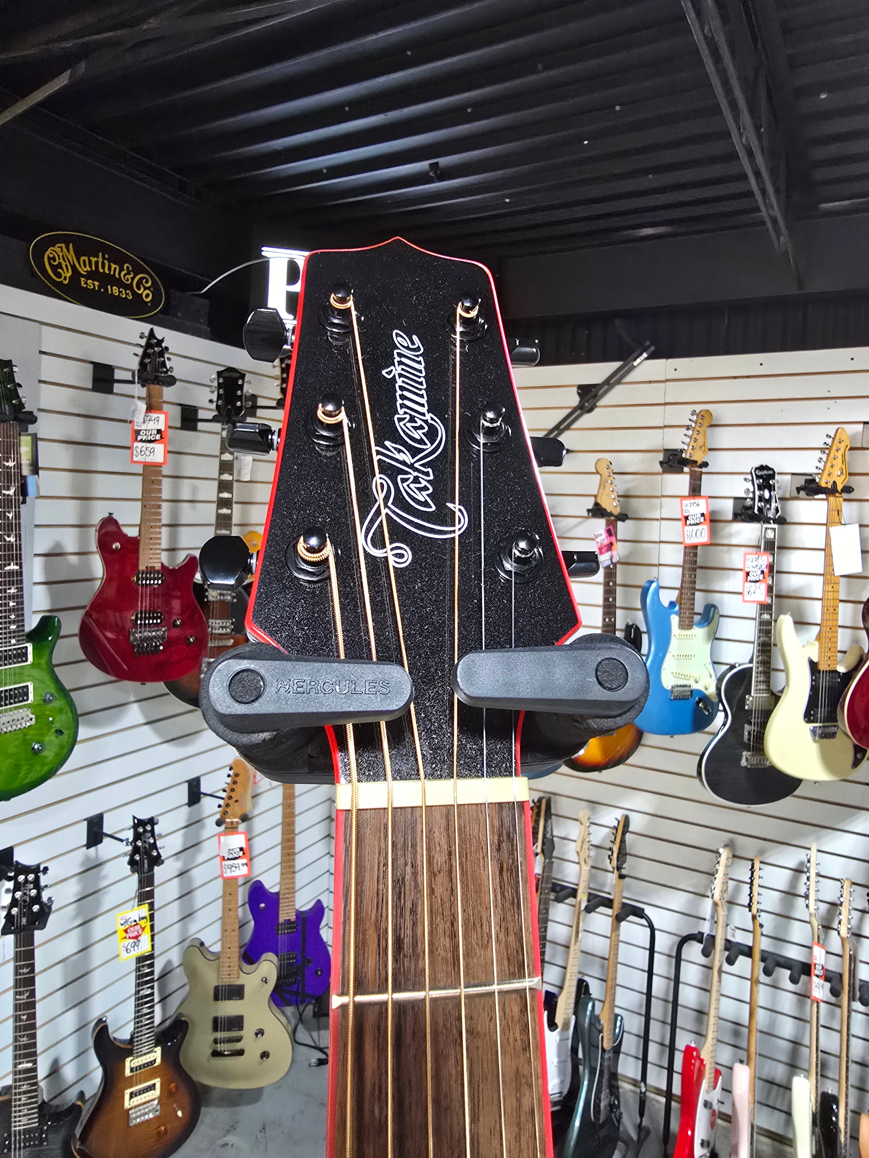 GF49CE FXC Acoustic-electric guitar - Cosmic Black #658 GET PLEK'D!