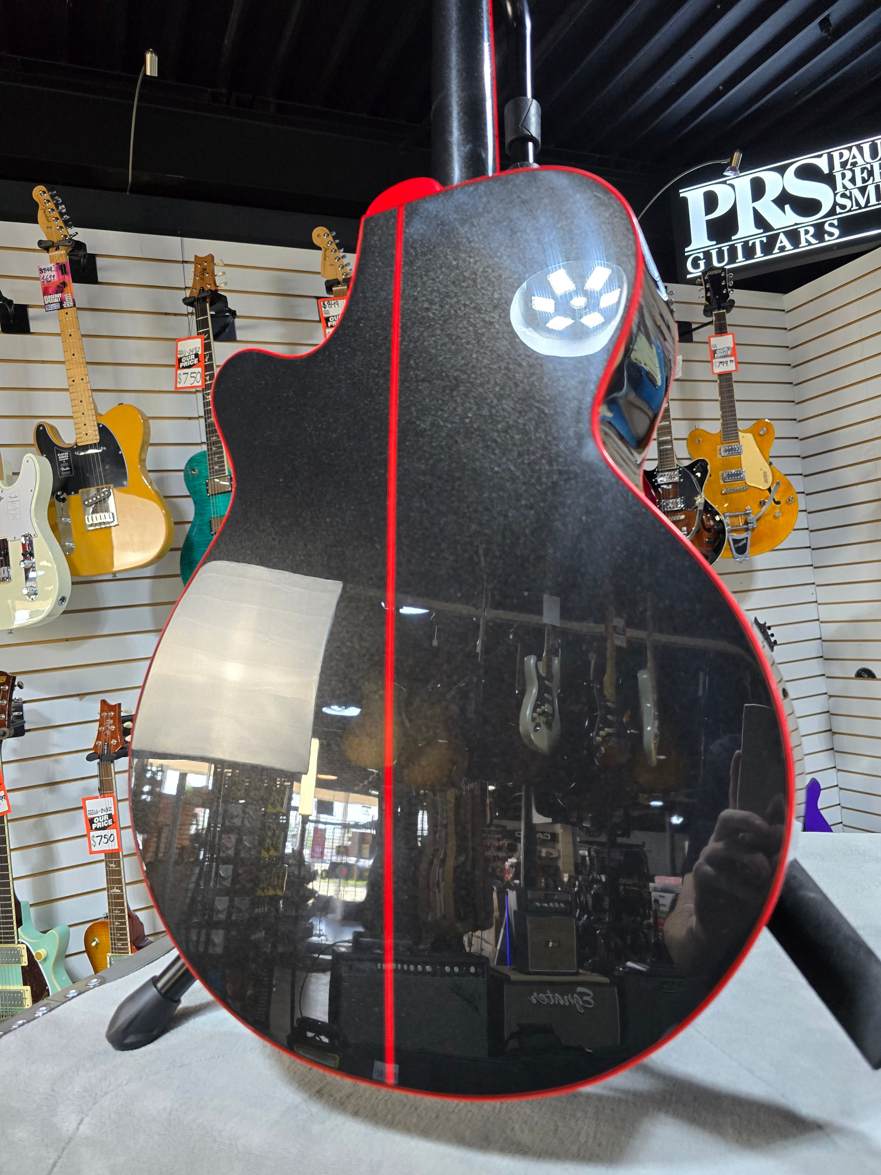 GF49CE FXC Acoustic-electric guitar - Cosmic Black #658 GET PLEK'D!