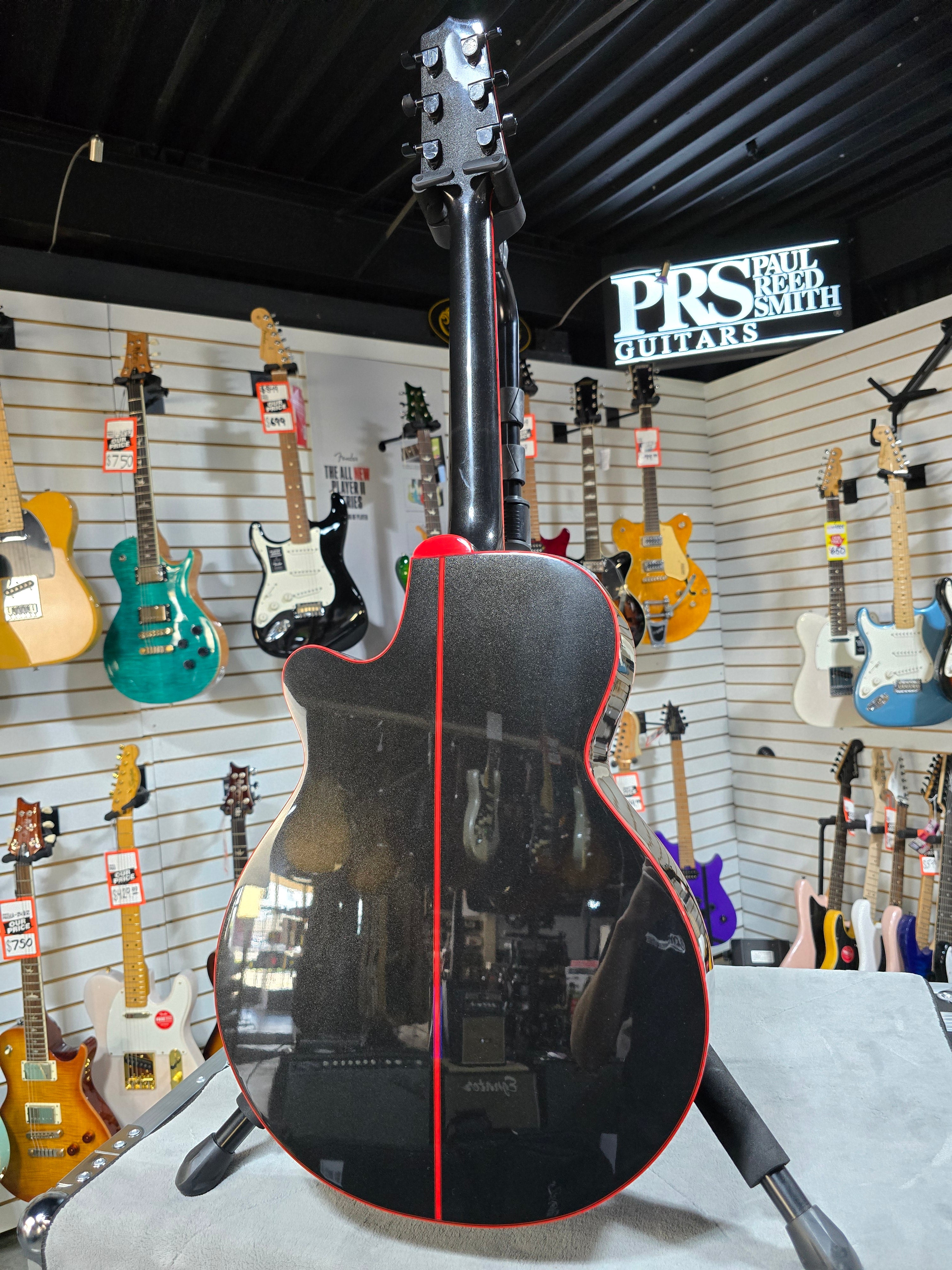 GF49CE FXC Acoustic-electric guitar - Cosmic Black #658 GET PLEK'D!