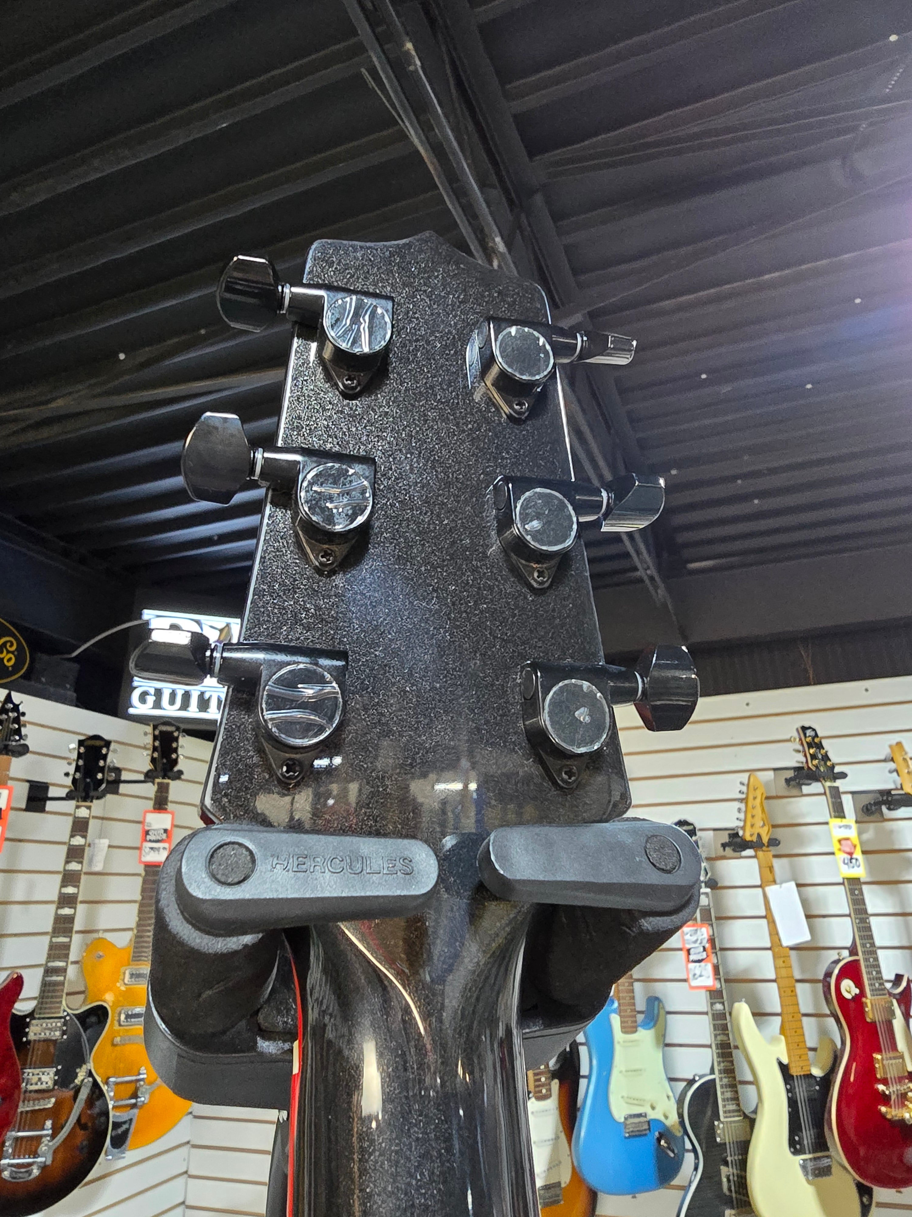GF49CE FXC Acoustic-electric guitar - Cosmic Black #658 GET PLEK'D!