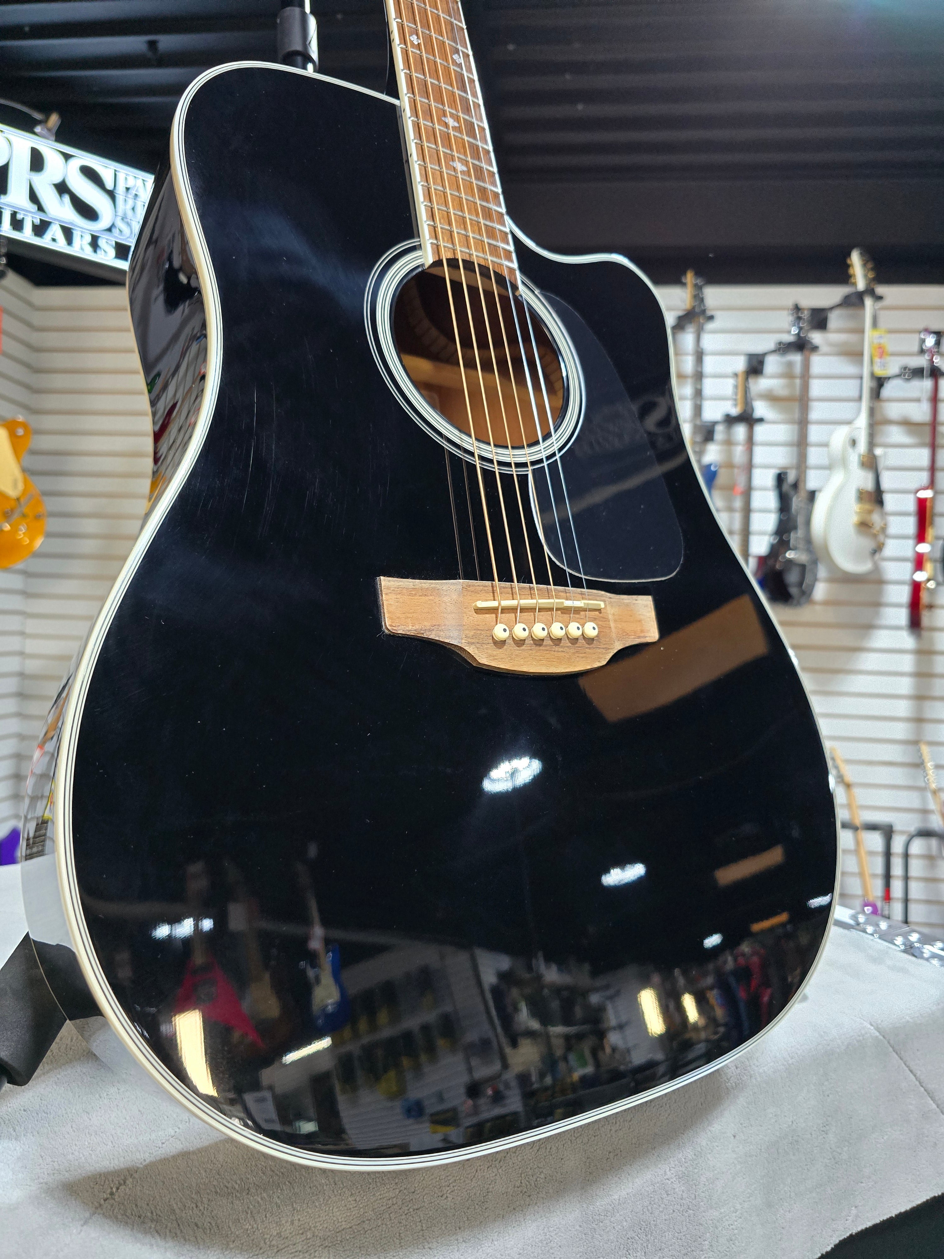 Takamine GD-34CE Acoustic-electric Guitar - Black w/Gig Bag & PLEK*D #797