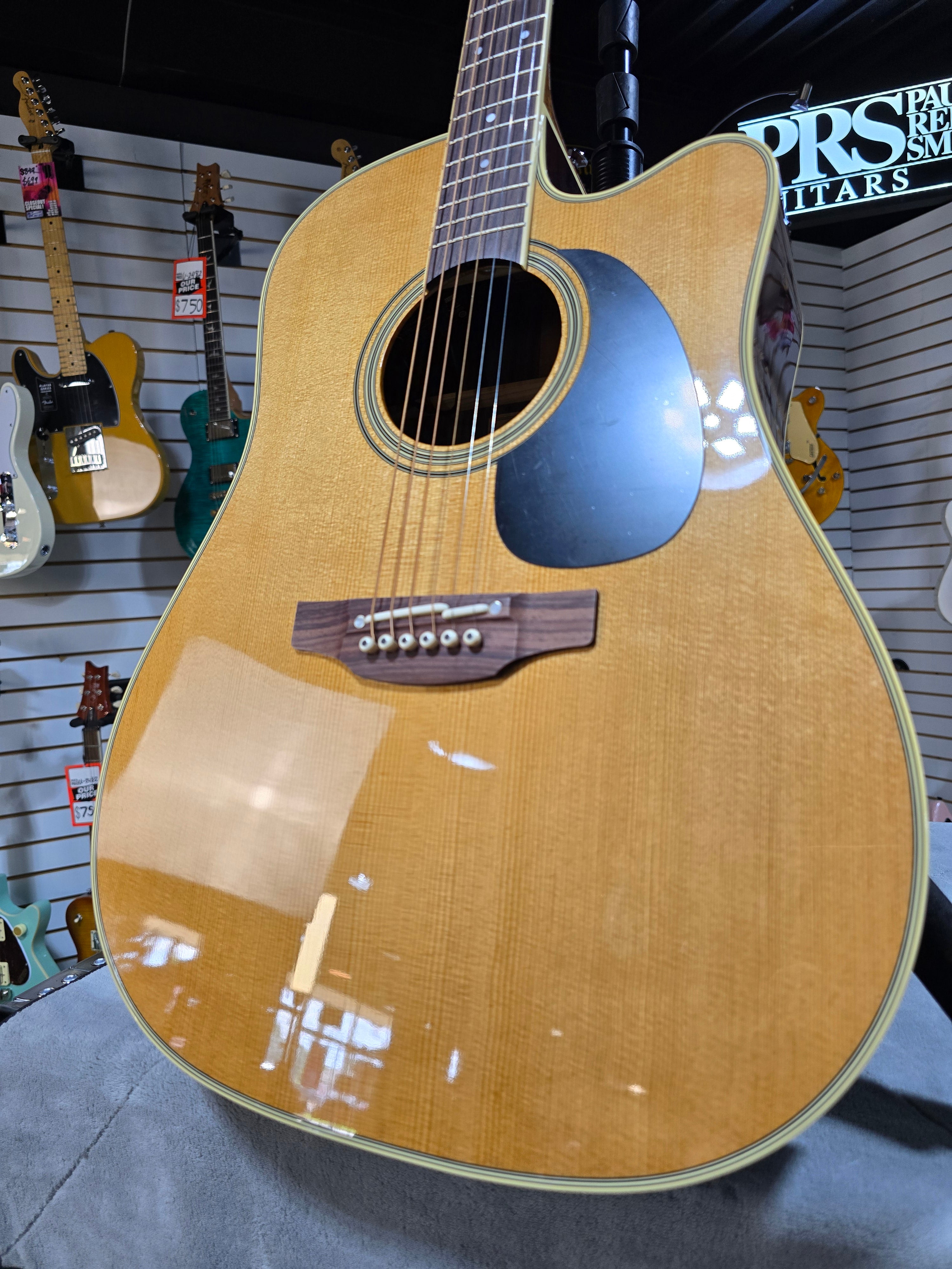 EF360SC-TT Dreadnought Acoustic-Electric Guitar - Natural #787 GET PLEK'D!