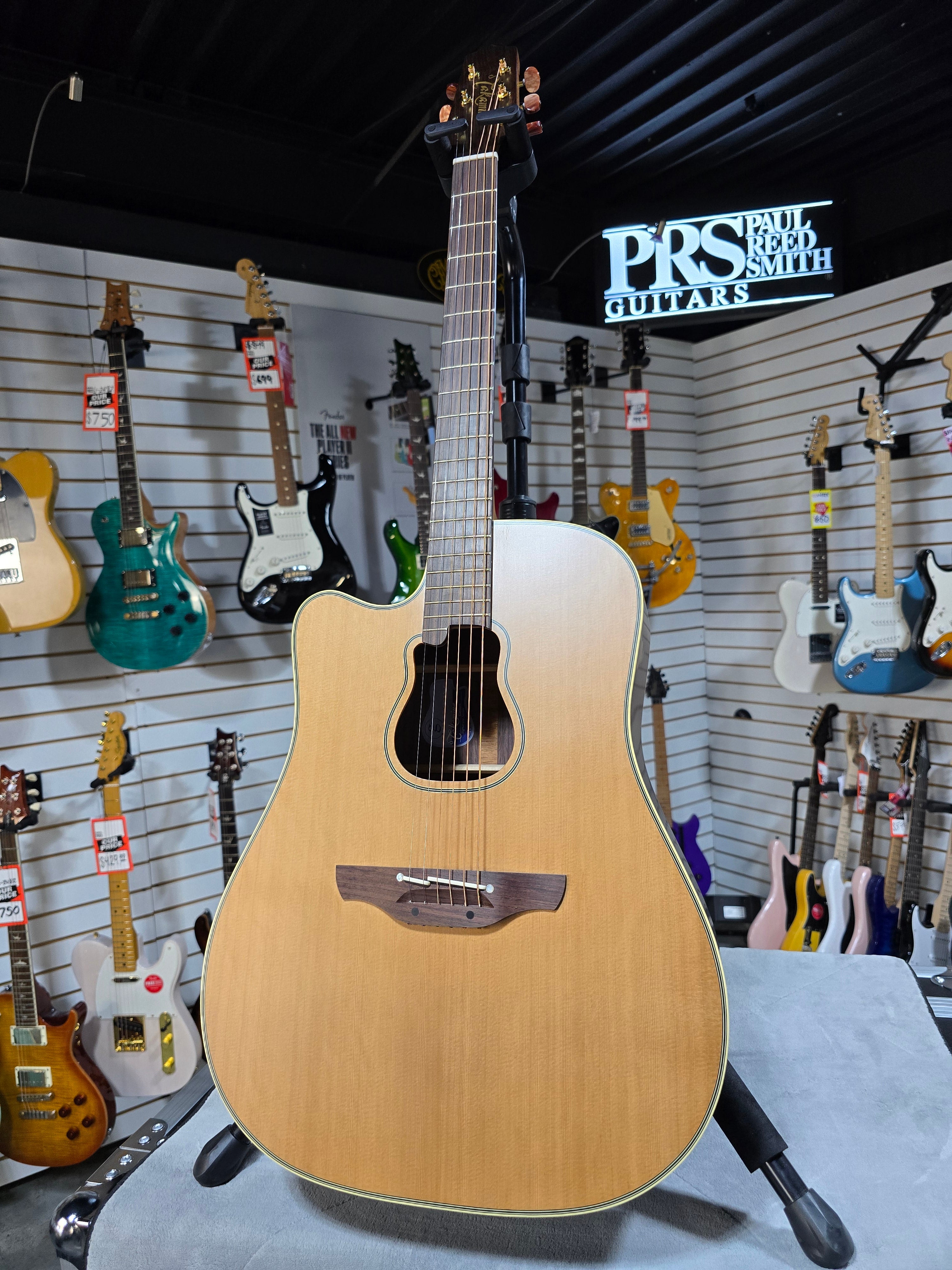 GB7C Garth Brooks Signature Acoustic-Electric Guitar Left-Handed - Natural #822 GET PLEK'D!