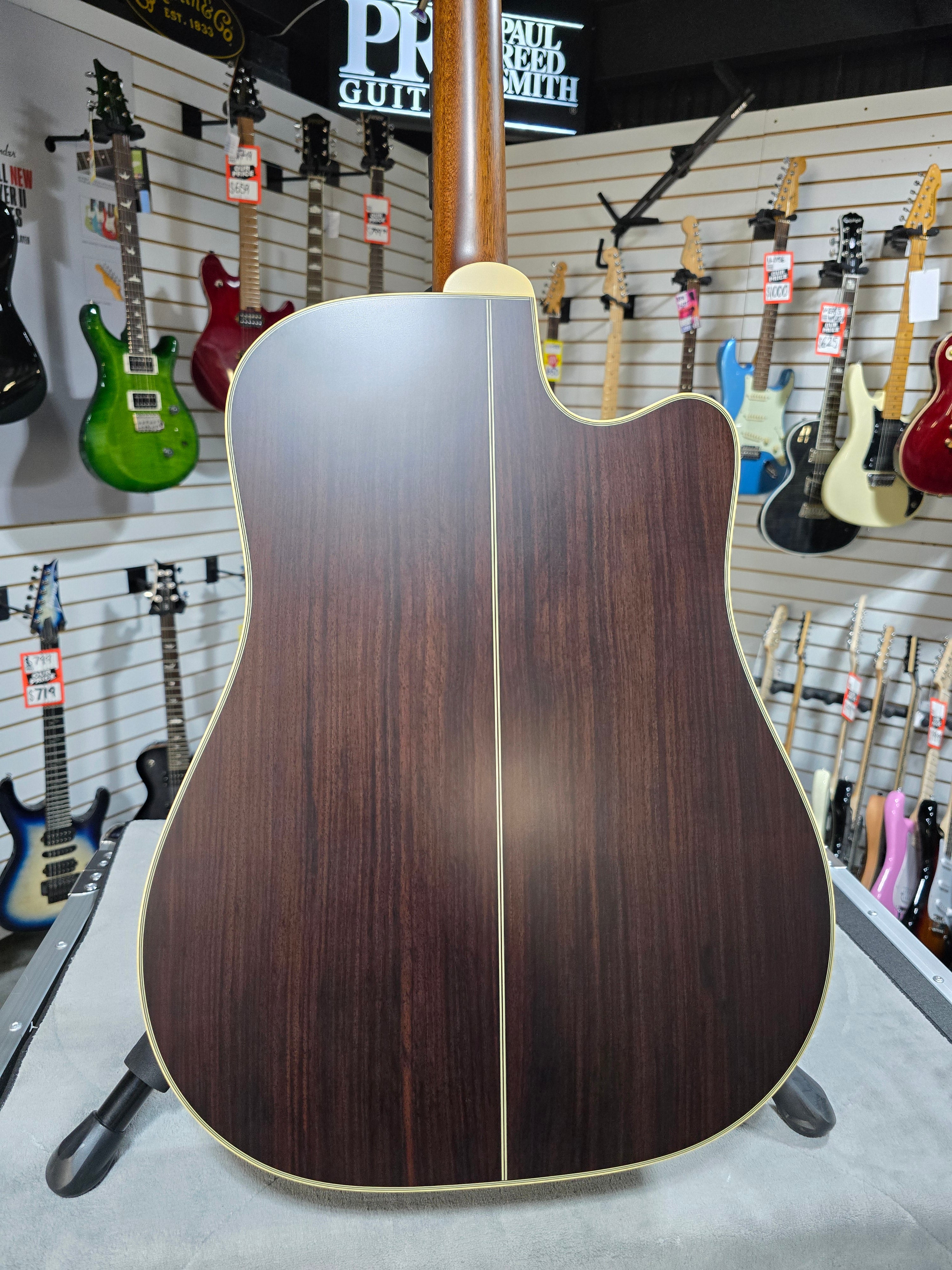 GB7C Garth Brooks Signature Acoustic-Electric Guitar Left-Handed - Natural #822 GET PLEK'D!