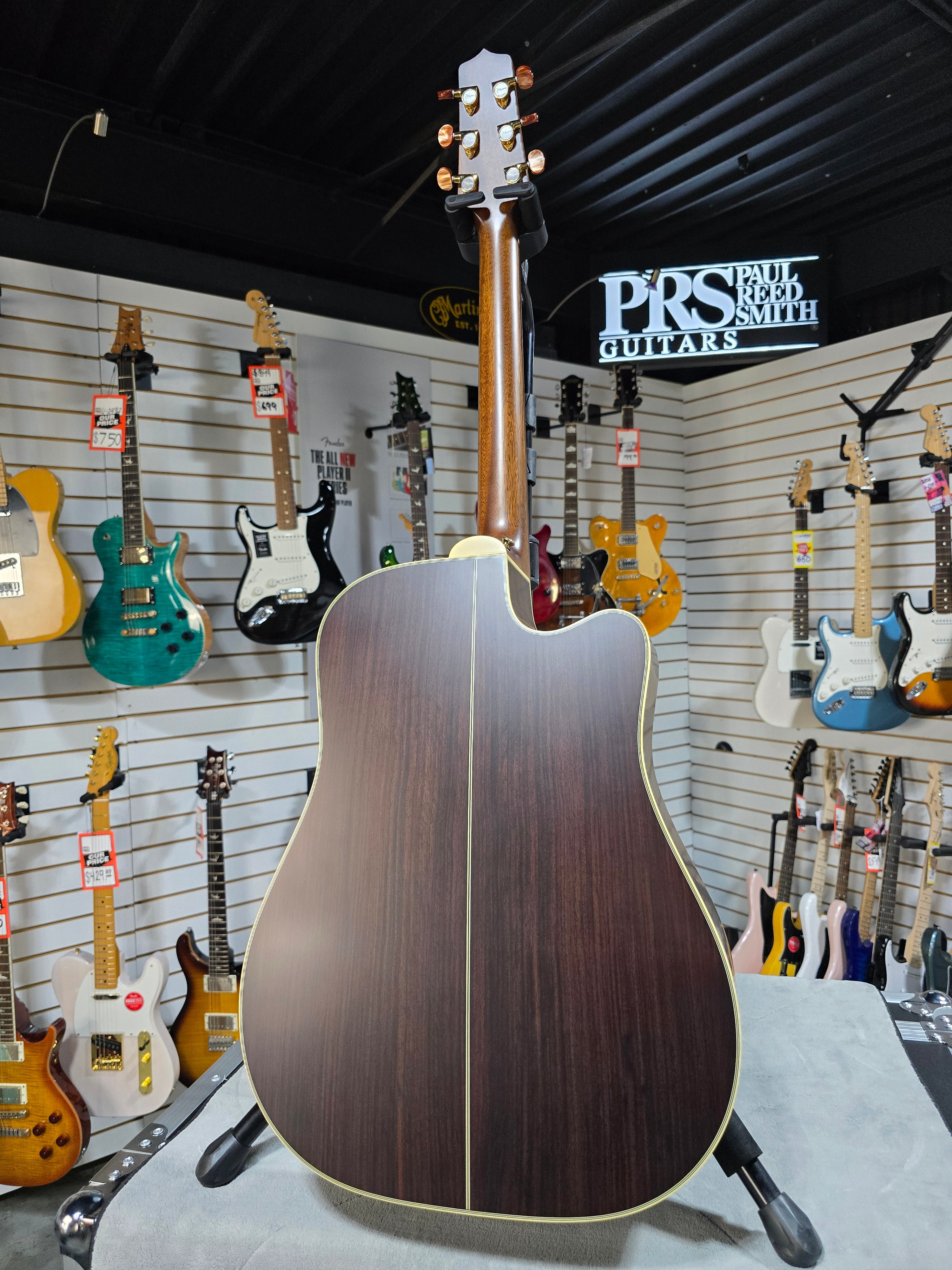 GB7C Garth Brooks Signature Acoustic-Electric Guitar Left-Handed - Natural #822 GET PLEK'D!