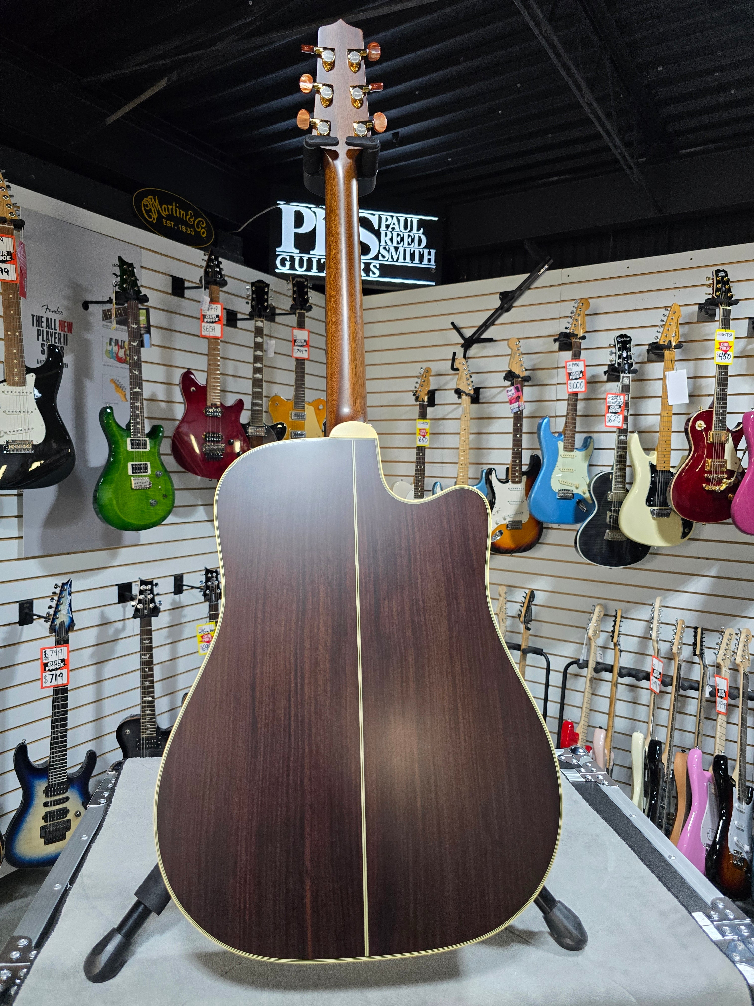 GB7C Garth Brooks Signature Acoustic-Electric Guitar Left-Handed - Natural #822 GET PLEK'D!