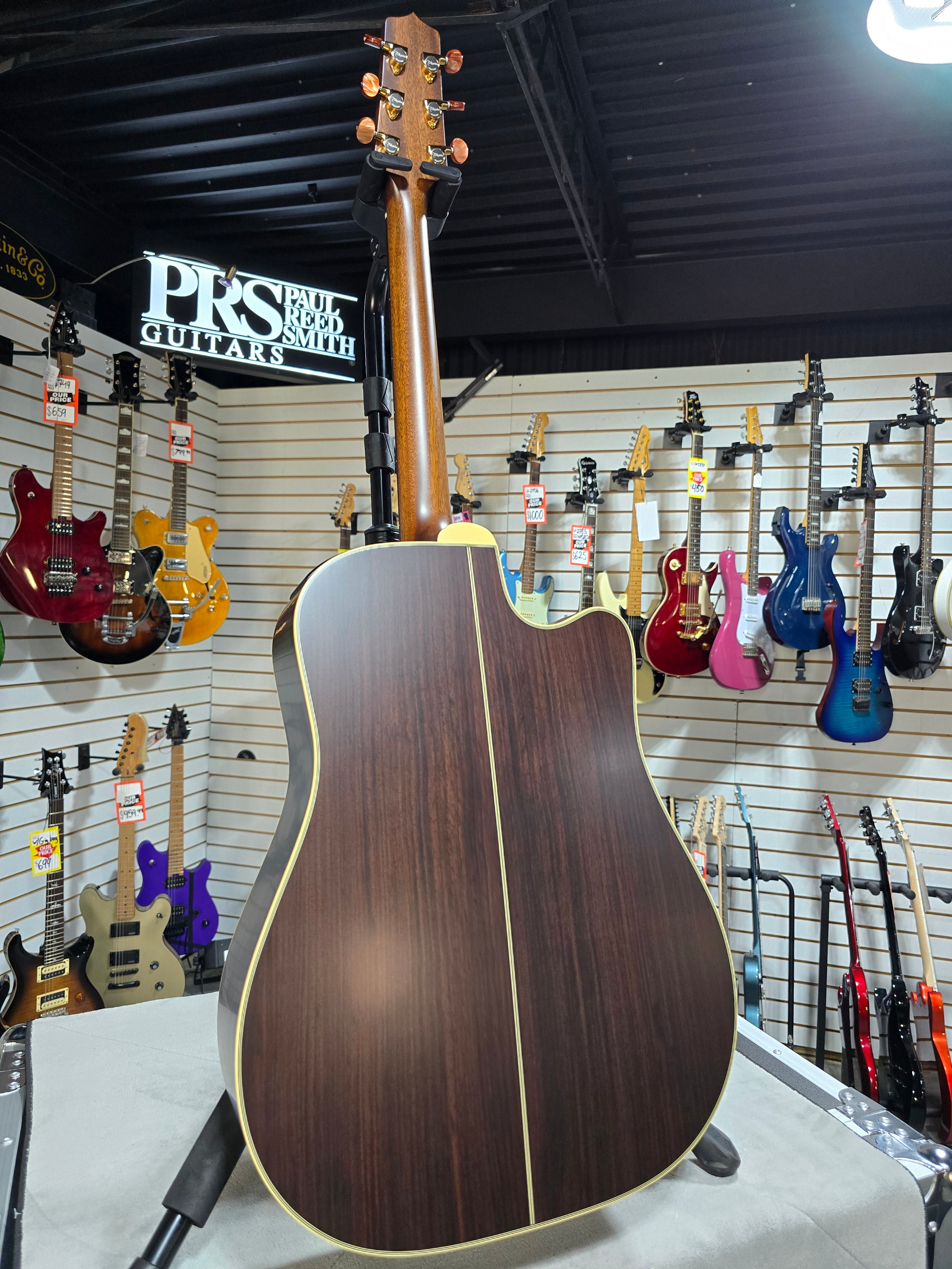 GB7C Garth Brooks Signature Acoustic-Electric Guitar Left-Handed - Natural #822 GET PLEK'D!