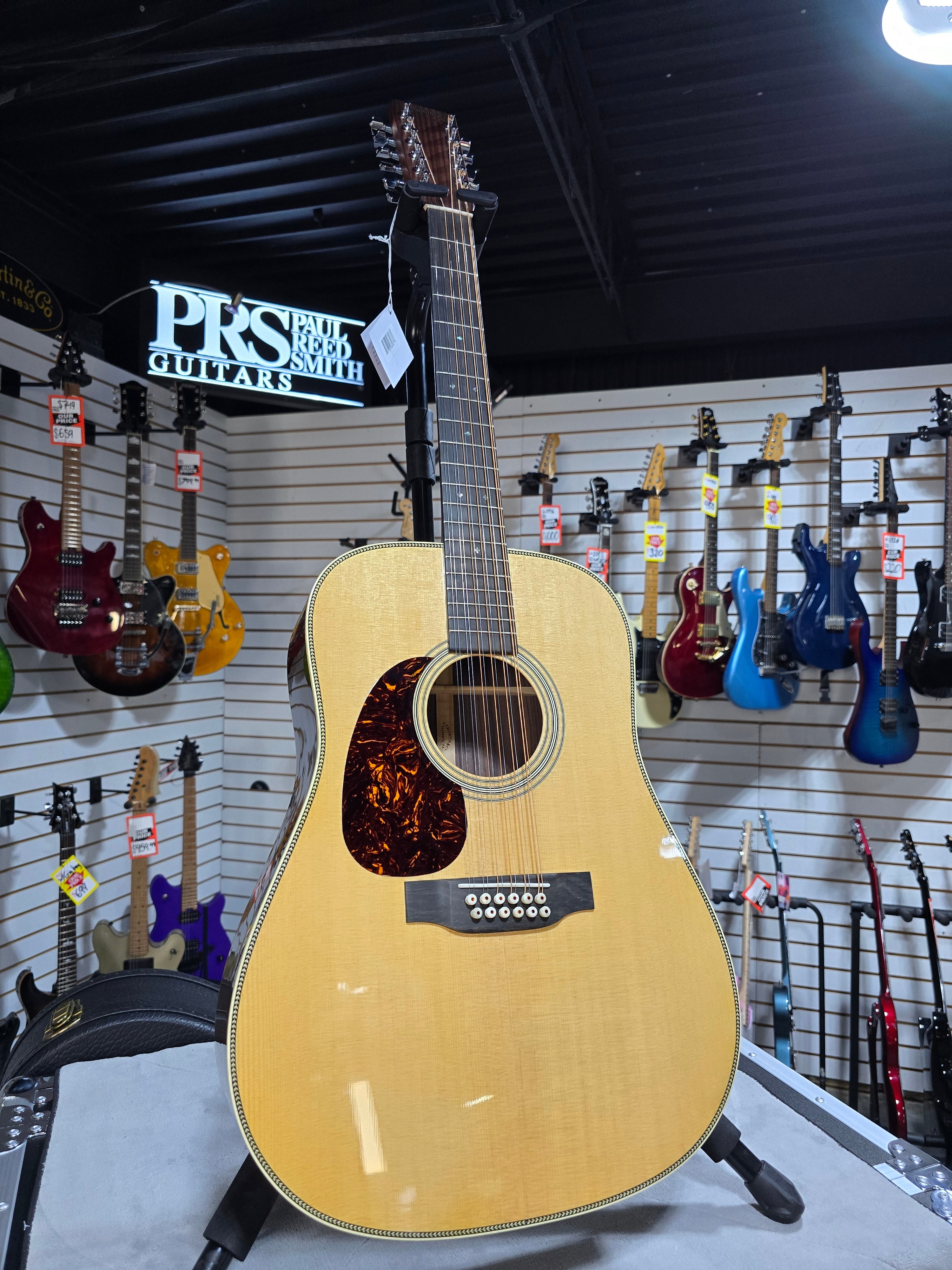 Martin HD12-28 Standard Series 12-string Left Handed Acoustic Guitar - Natural (2025) w/OHSC & PLEK*D #469