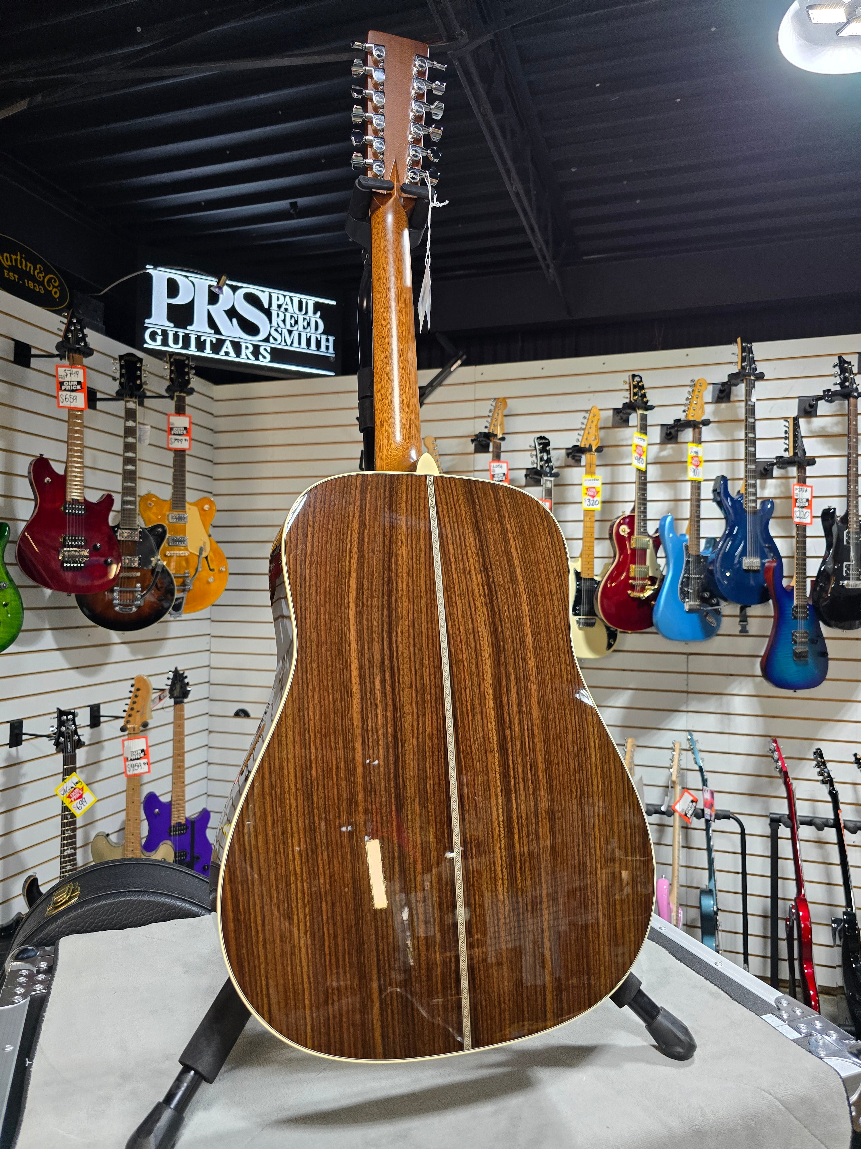 Martin HD12-28 Standard Series 12-string Left Handed Acoustic Guitar - Natural (2025) w/OHSC & PLEK*D #469