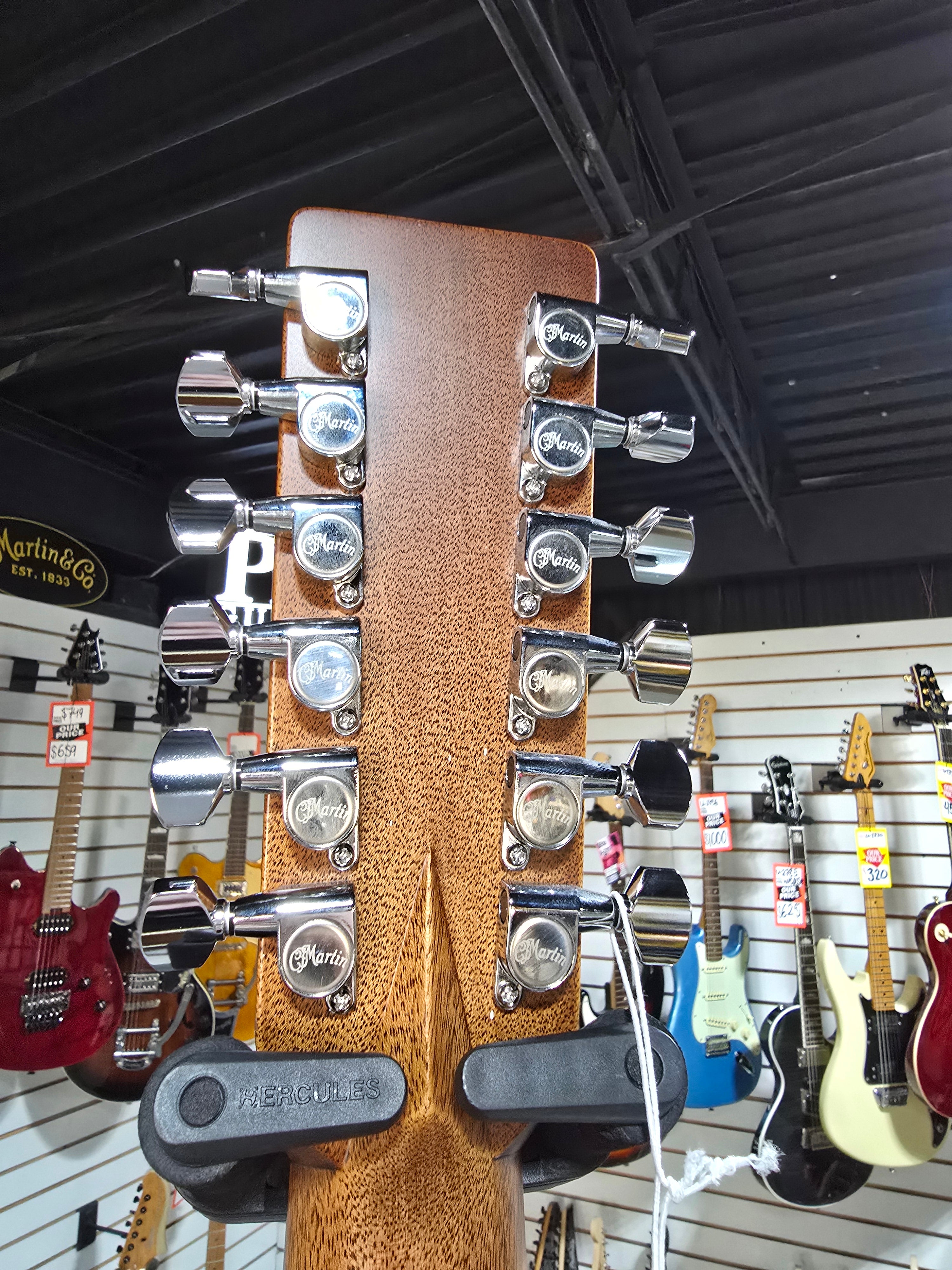 Martin HD12-28 Standard Series 12-string Left Handed Acoustic Guitar - Natural (2025) w/OHSC & PLEK*D #469