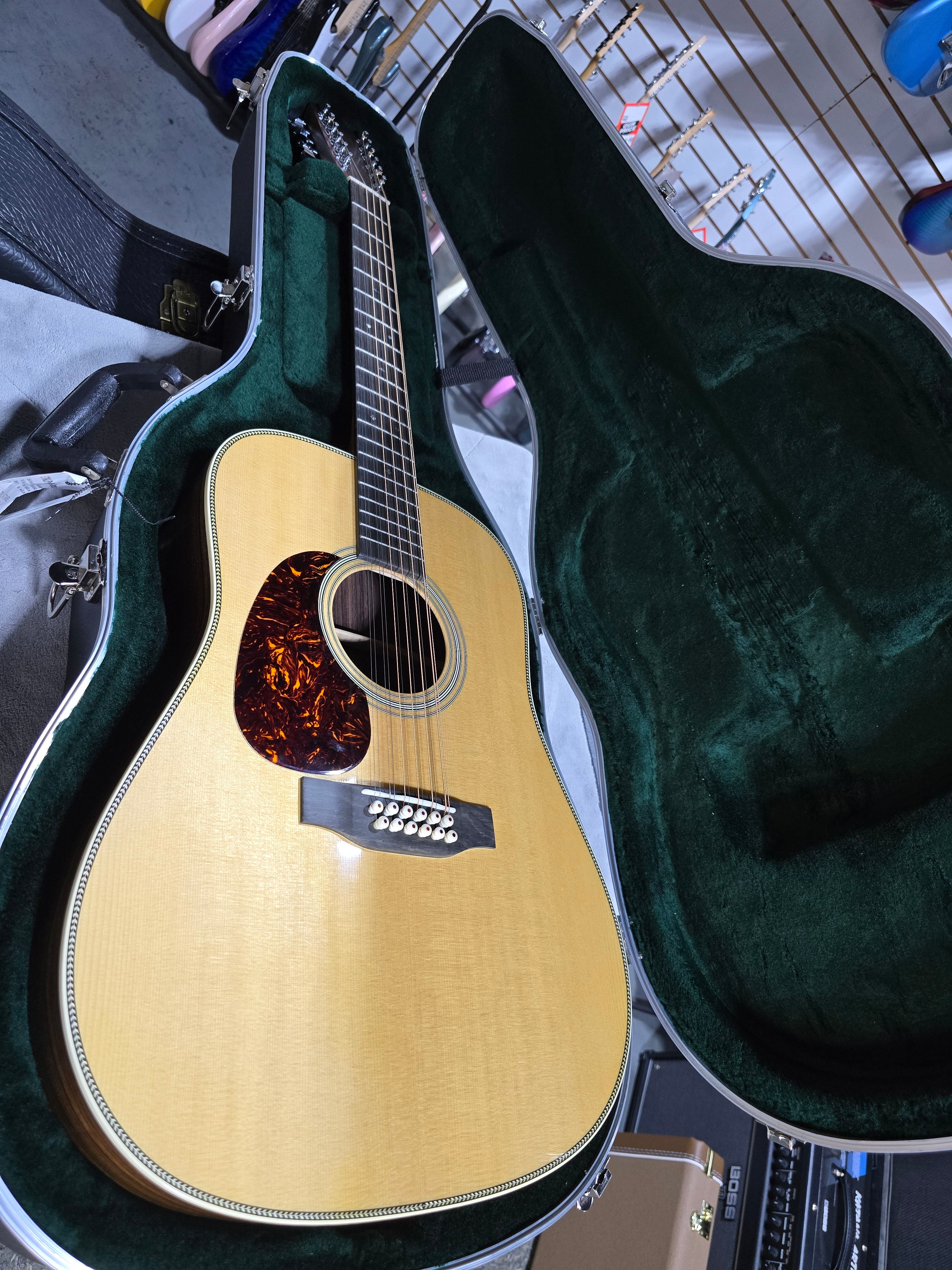 Martin HD12-28 Standard Series 12-string Left Handed Acoustic Guitar - Natural (2025) w/OHSC & PLEK*D #469