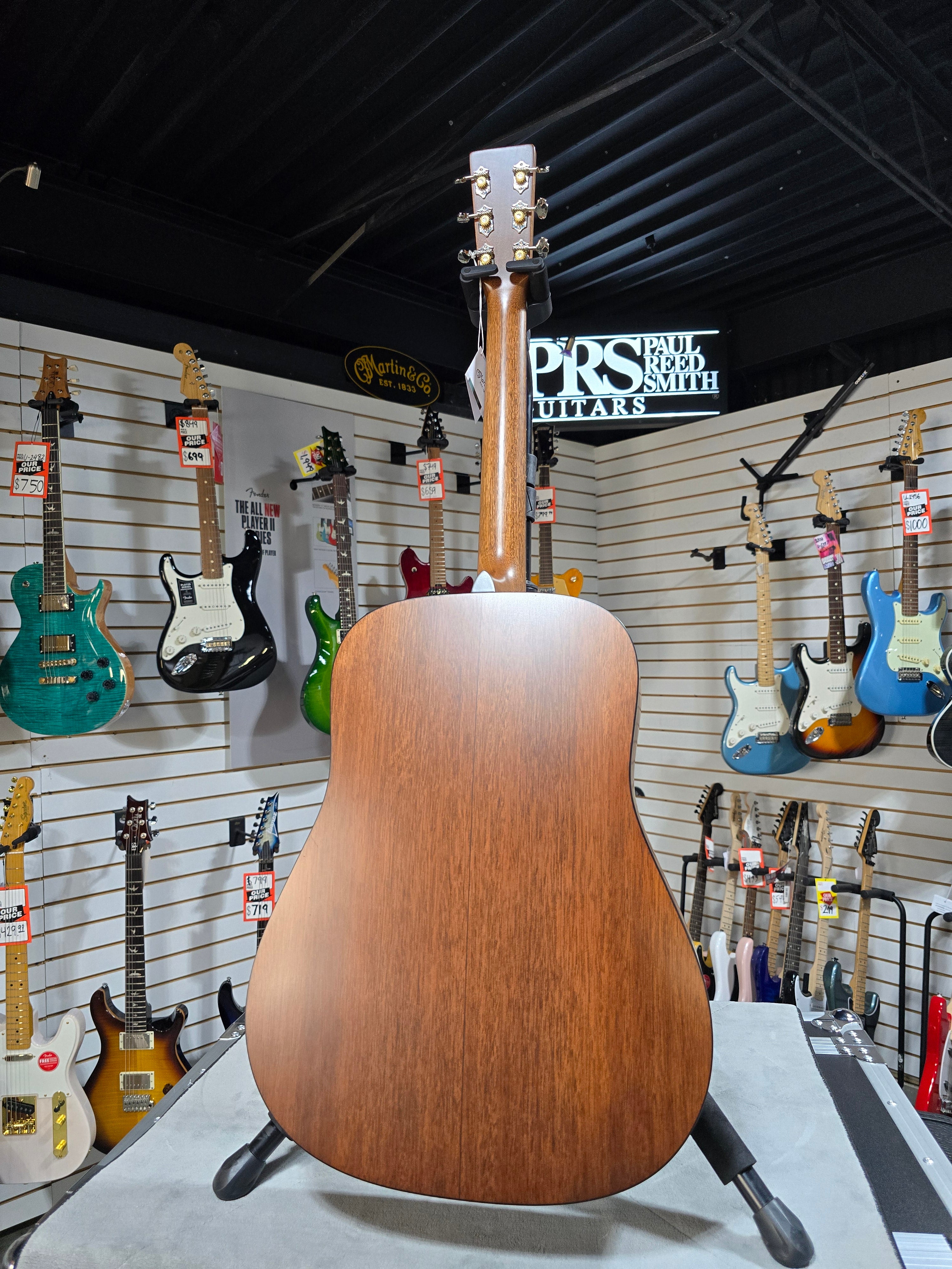 (2025) Martin D-18 Satin Standard Series Acoustic Guitar - Satin Natural with Aging Toner w/OHSC & PLEK*D #825