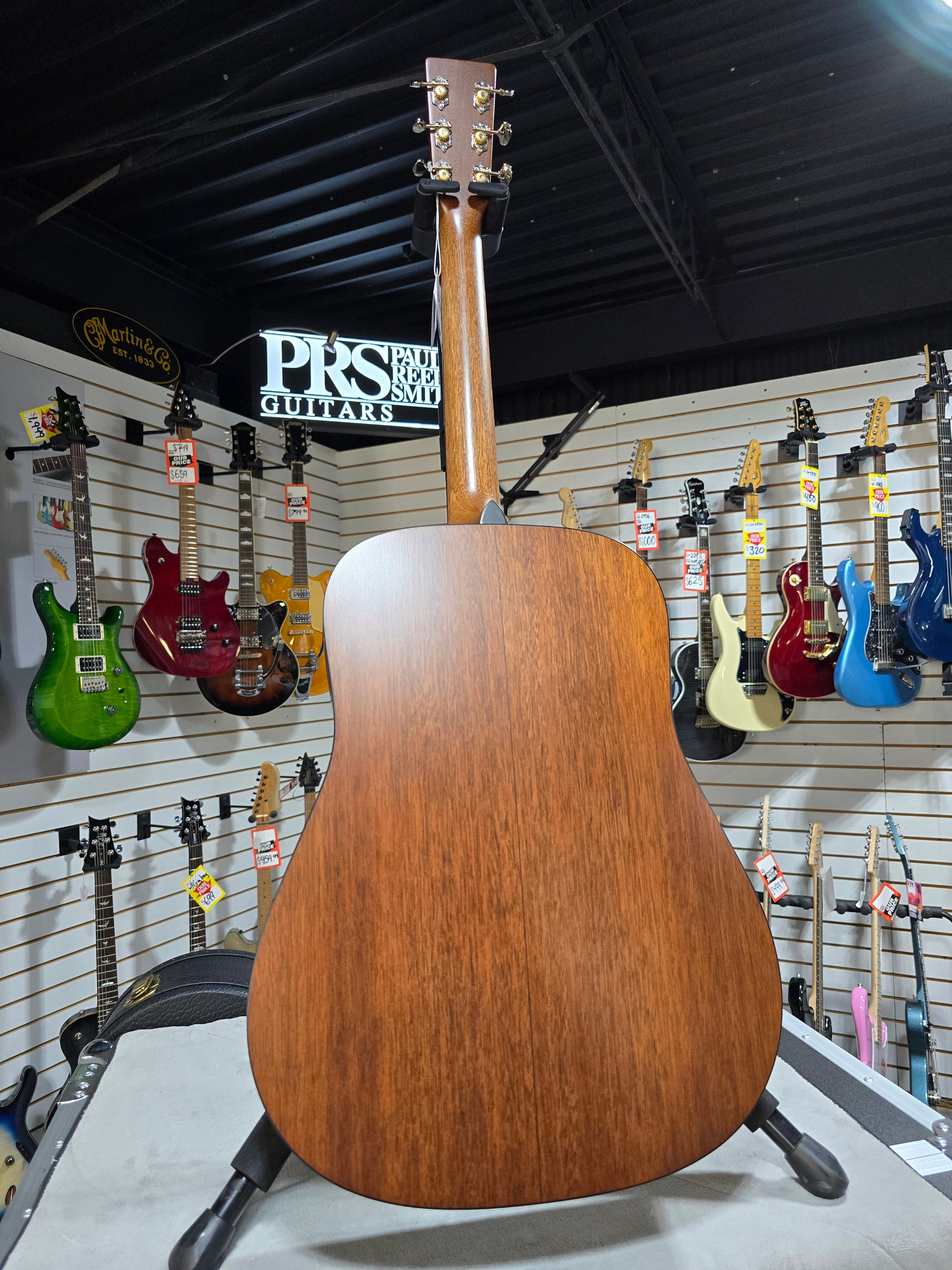 (2025) Martin D-18 Satin Standard Series Acoustic Guitar - Satin Natural with Aging Toner w/OHSC & PLEK*D #825