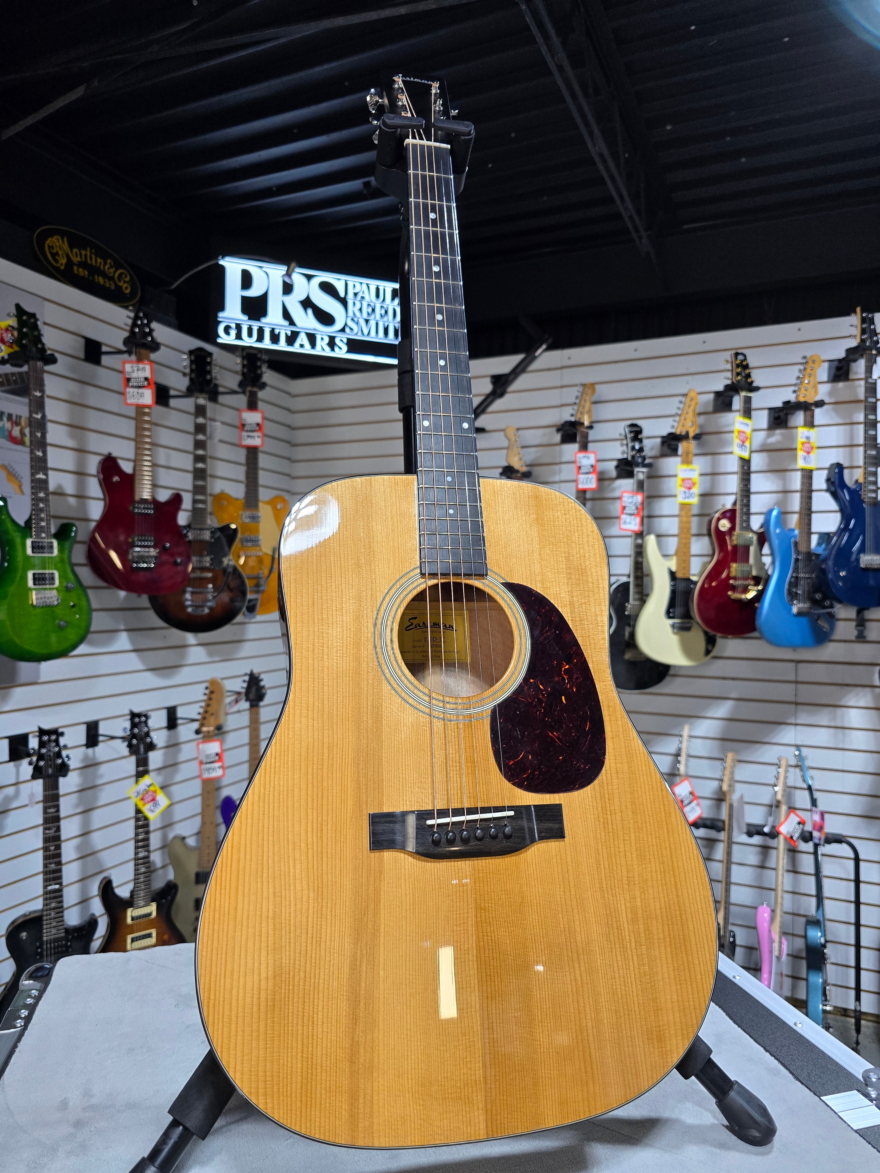 Eastman E10D Thermo-cured Dreadnought Acoustic Guitar - Natural w/OHSC & PLEK*D #267