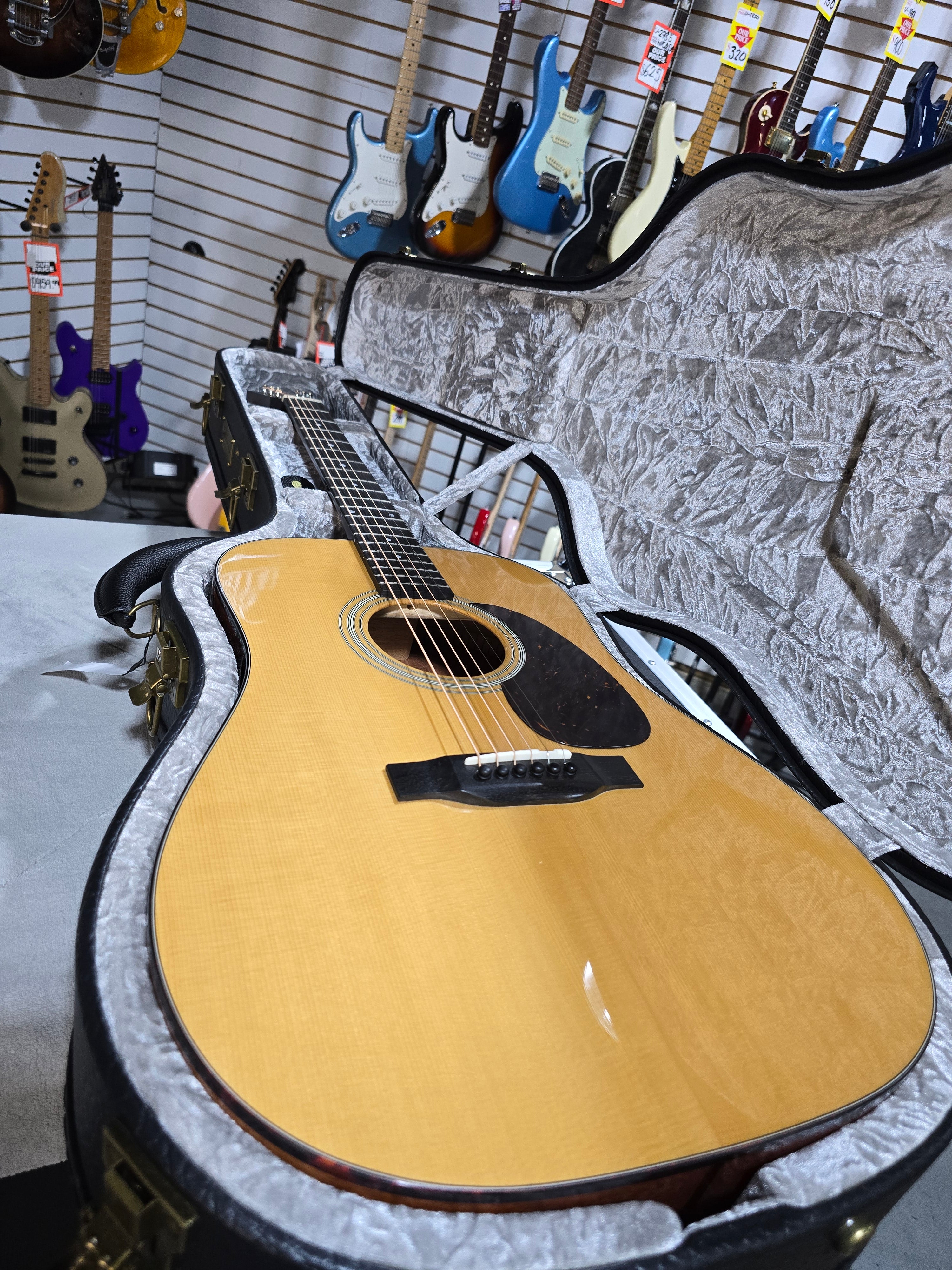 Eastman E6D Thermo-cured Dreadnought Acoustic Guitar - Natural w/OHSC & PLEK*D #746